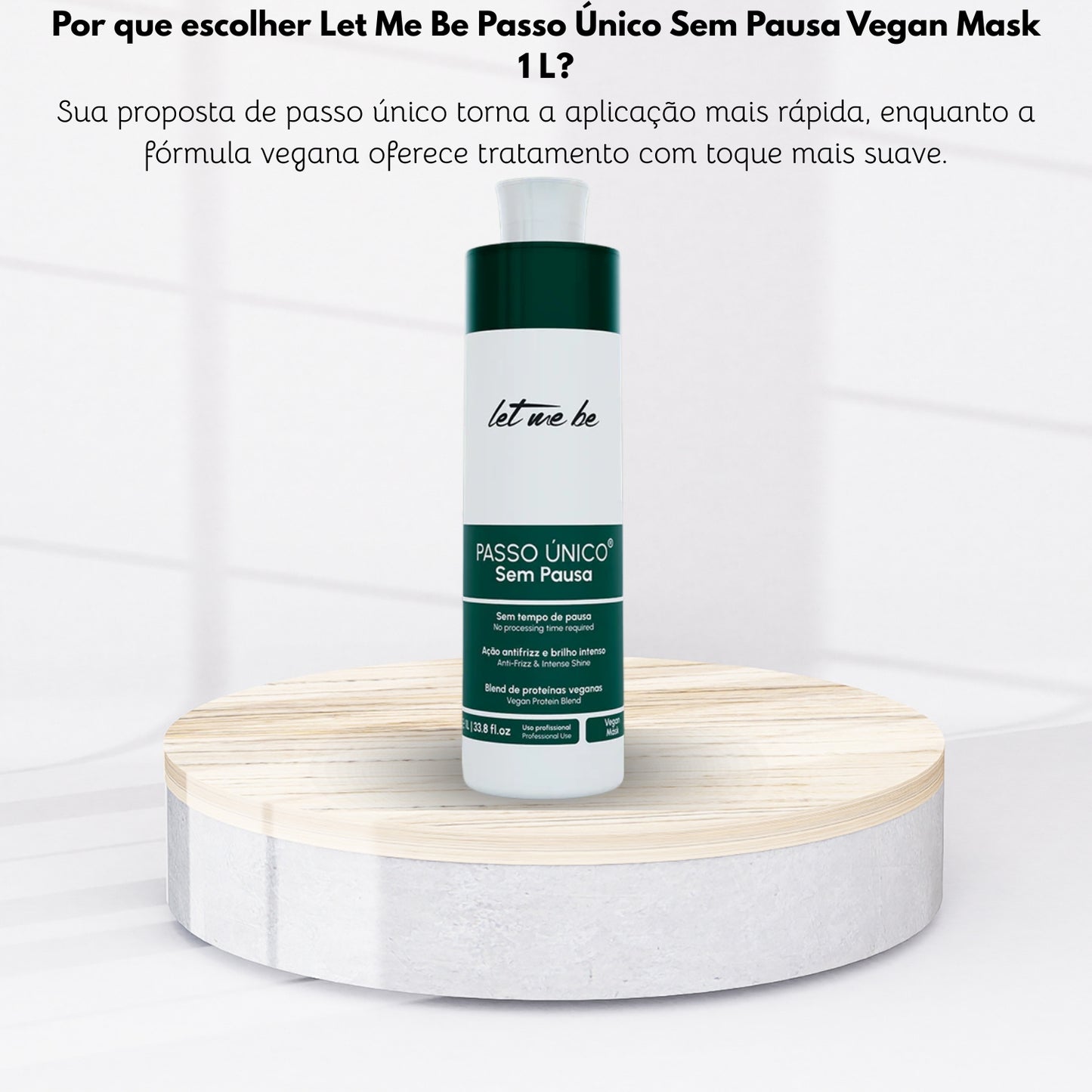 Let Me Be Passo Único Sem Pausa Vegan Mask 1 L