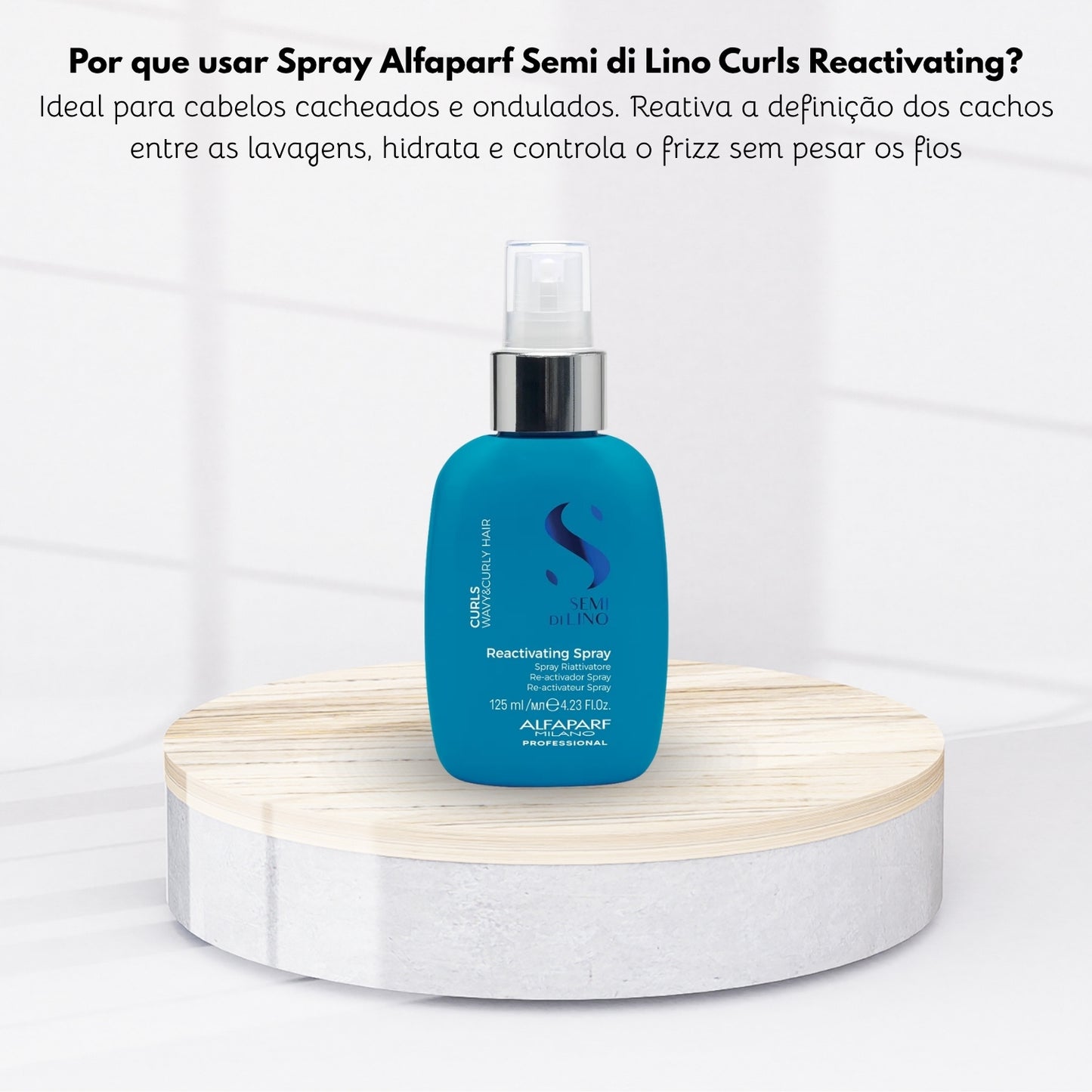 Spray Alfaparf Semi di Lino Curls Reactivating 125 ml