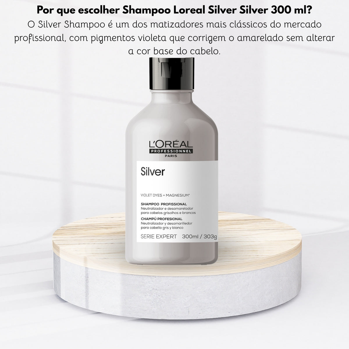 Shampoo Loreal Silver Silver 300 ml