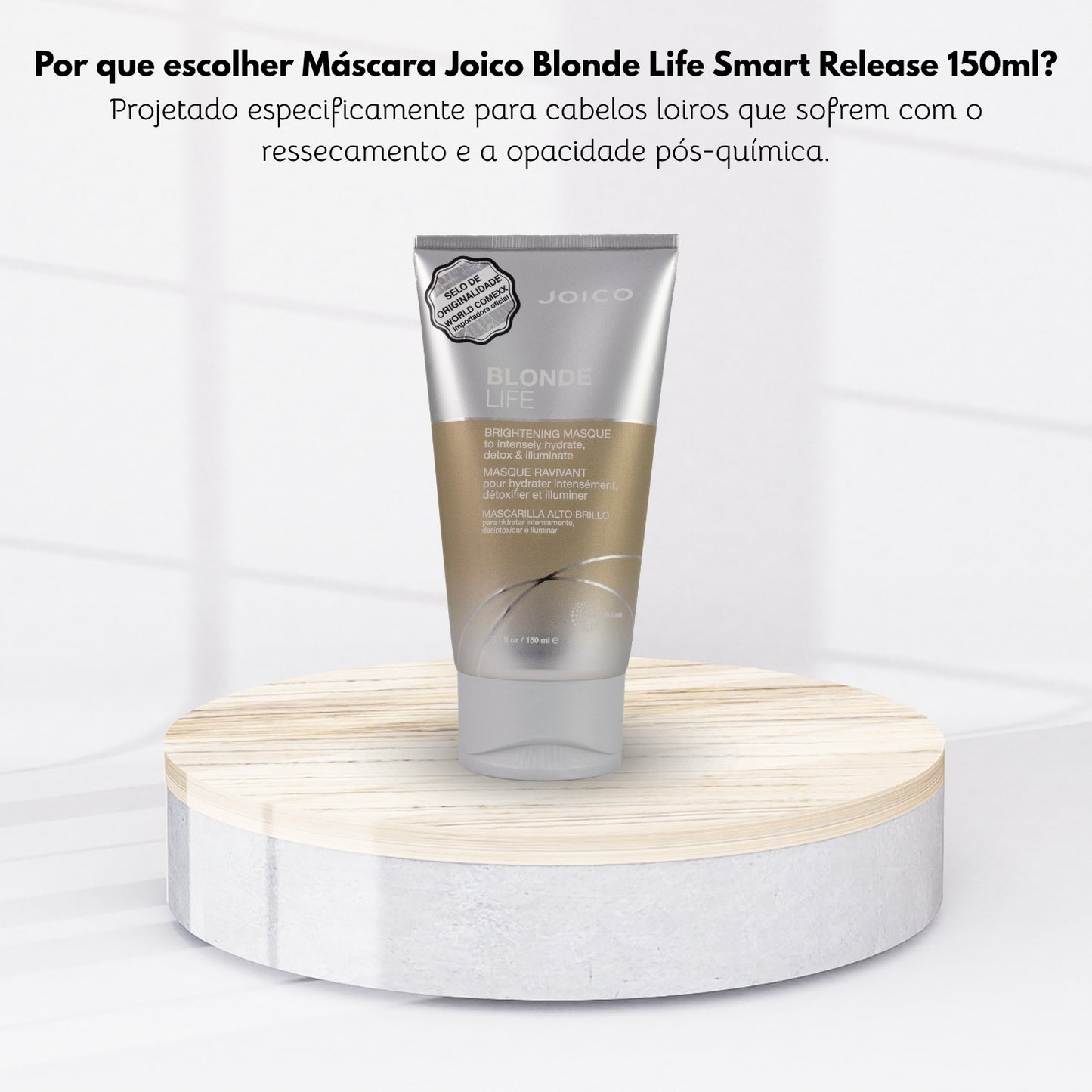 Máscara Joico Blonde Life Smart Release 150 ml