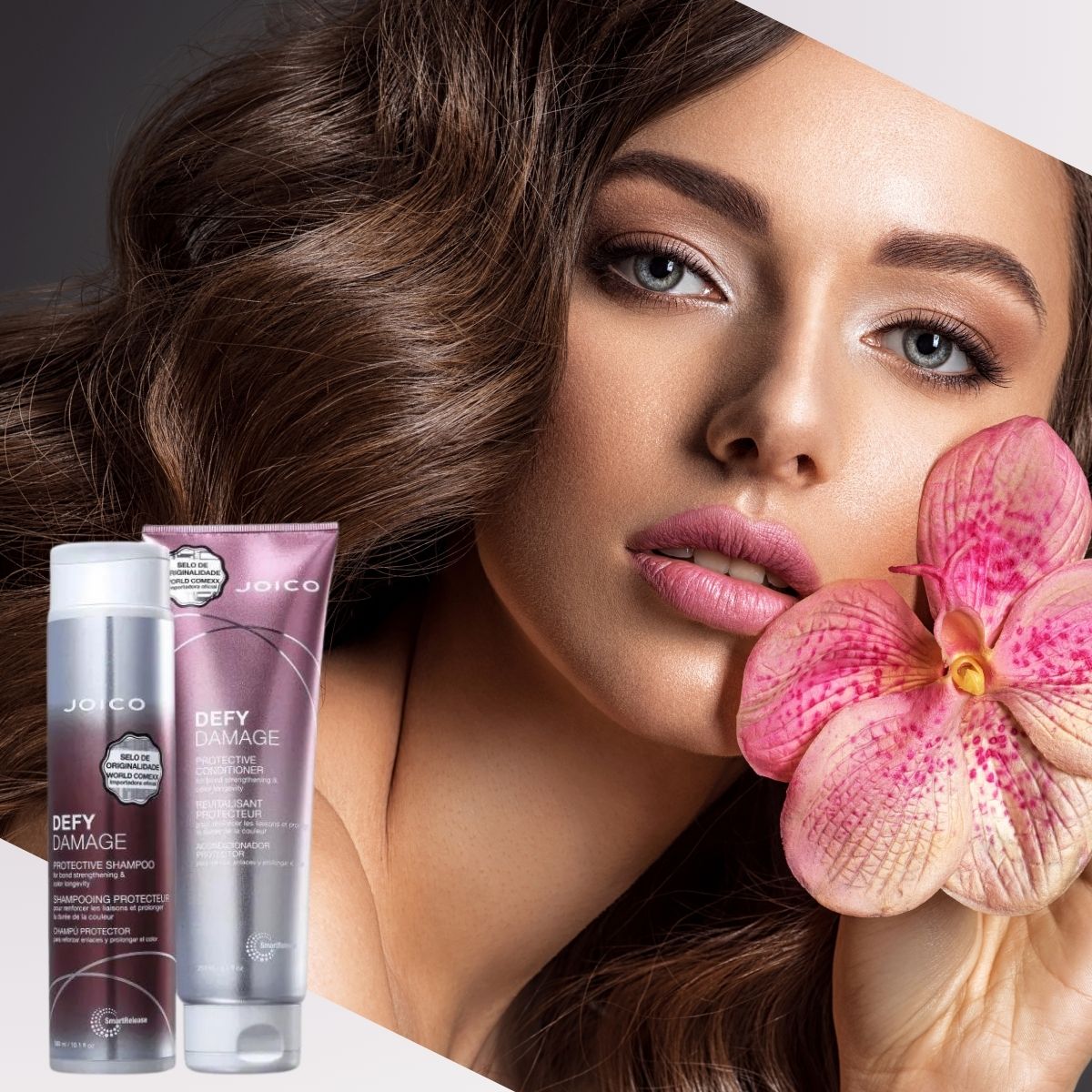 Kit Joico Defy Damage Home Care Shampoo 300 ml + Condicionador 250 ml