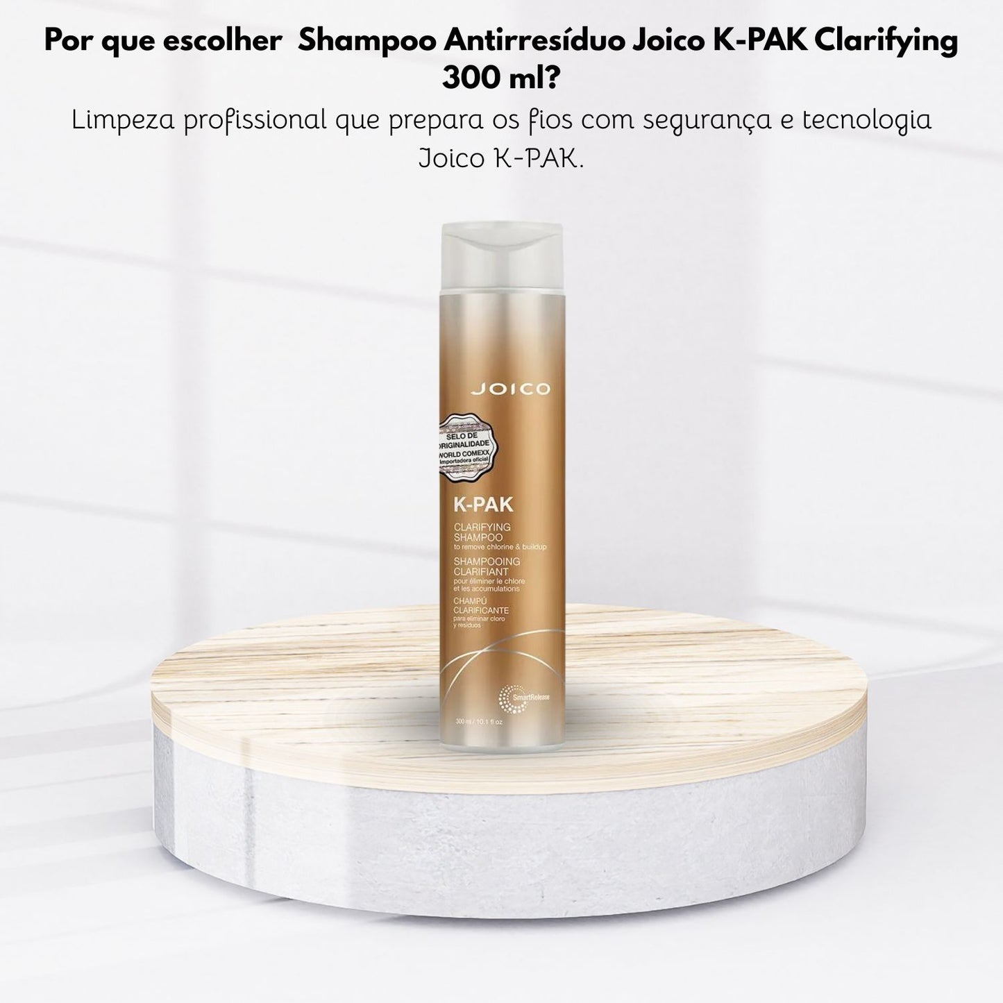 Shampoo Antirresíduo Joico K-PAK Clarifying 300 ml