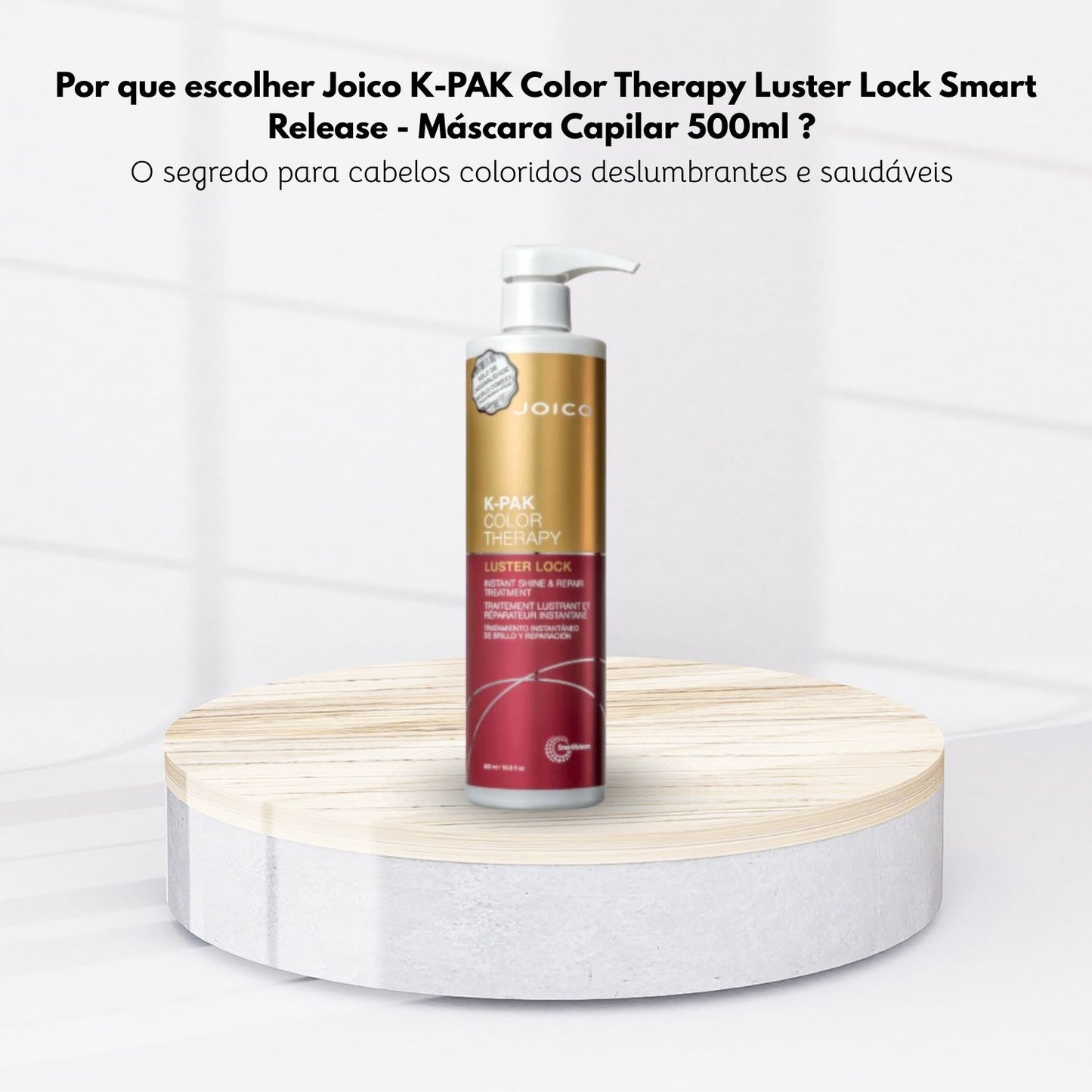 Máscara Joico K-PAK Color Therapy Luster Lock Smart Release 500 ml