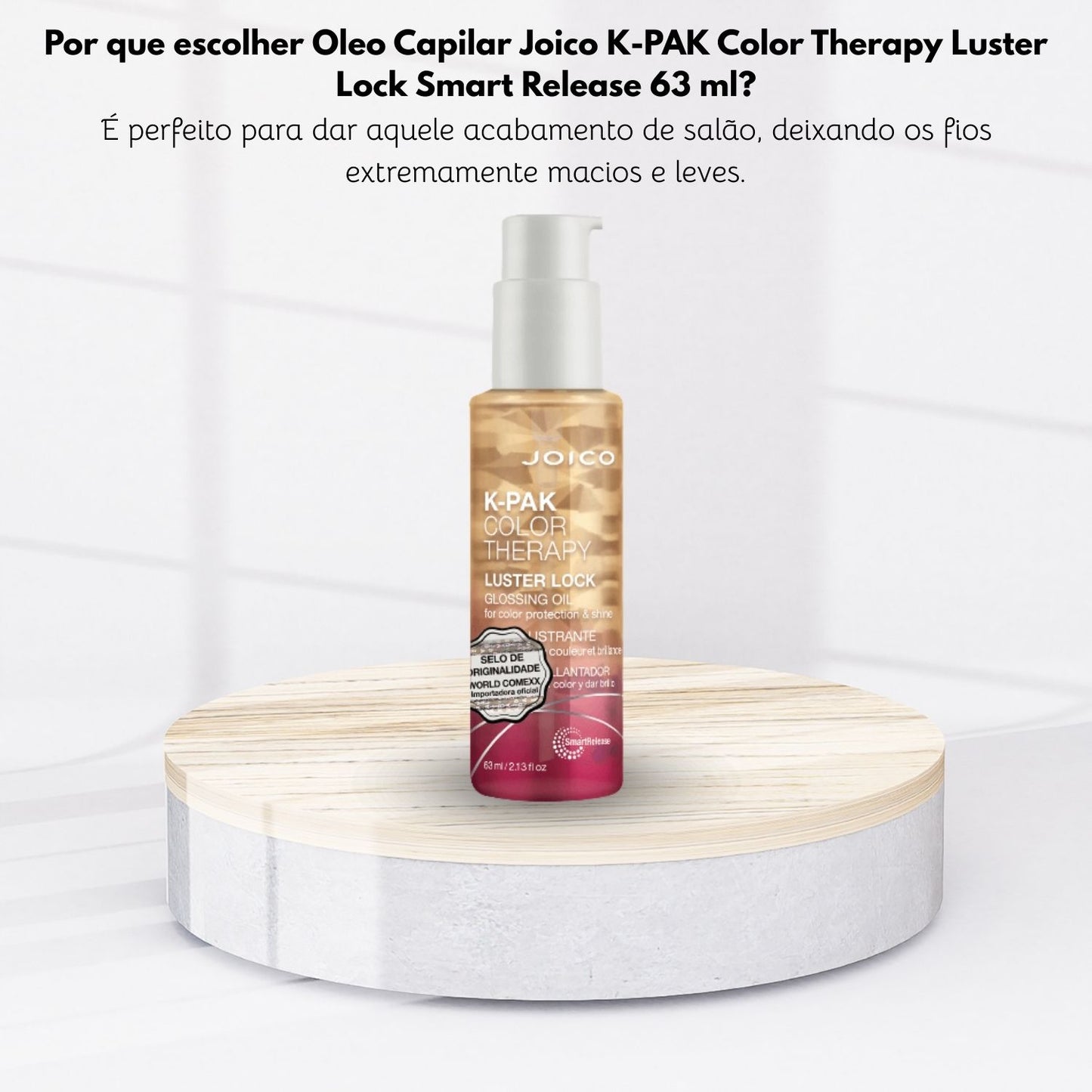 Oleo Capilar Joico K-PAK Color Therapy Luster Lock Smart Release 63 ml