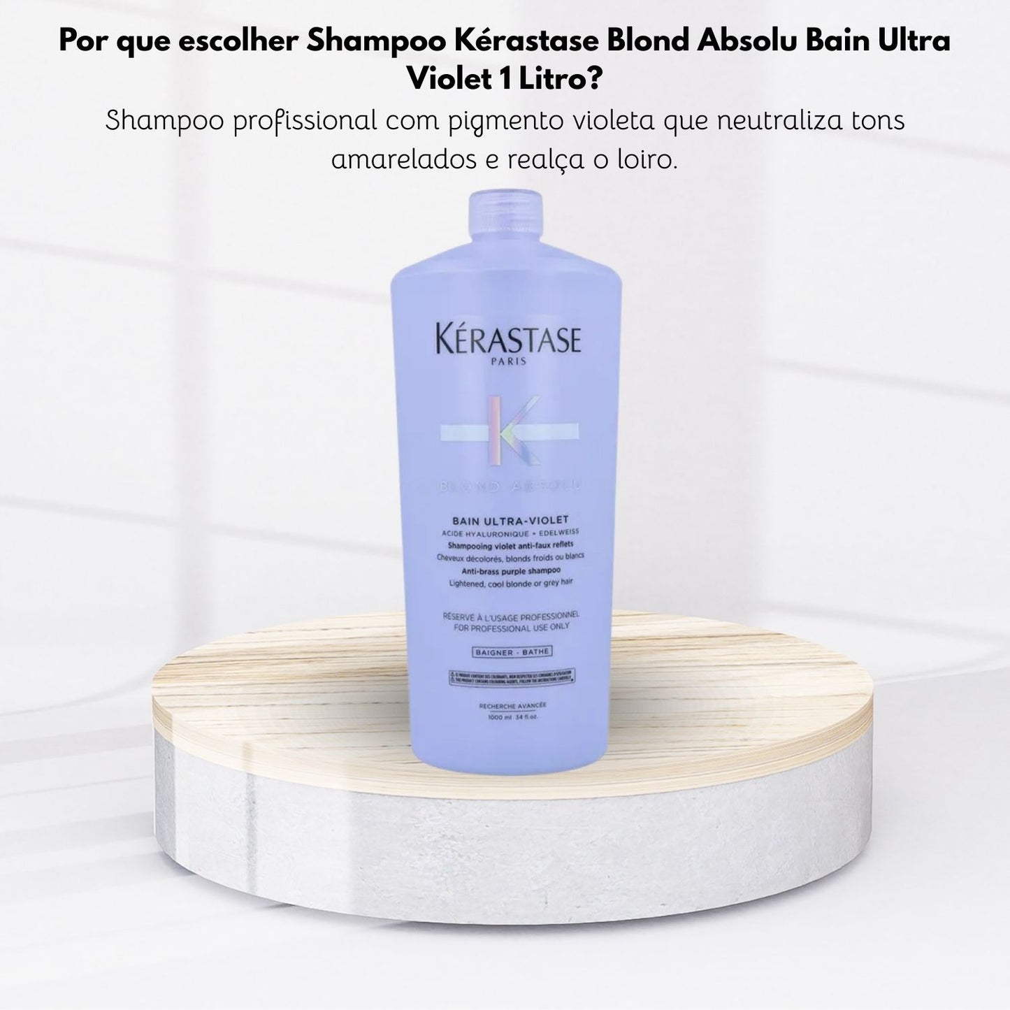 Shampoo Kérastase Blond Absolu Bain Ultra Violet 1 Litro