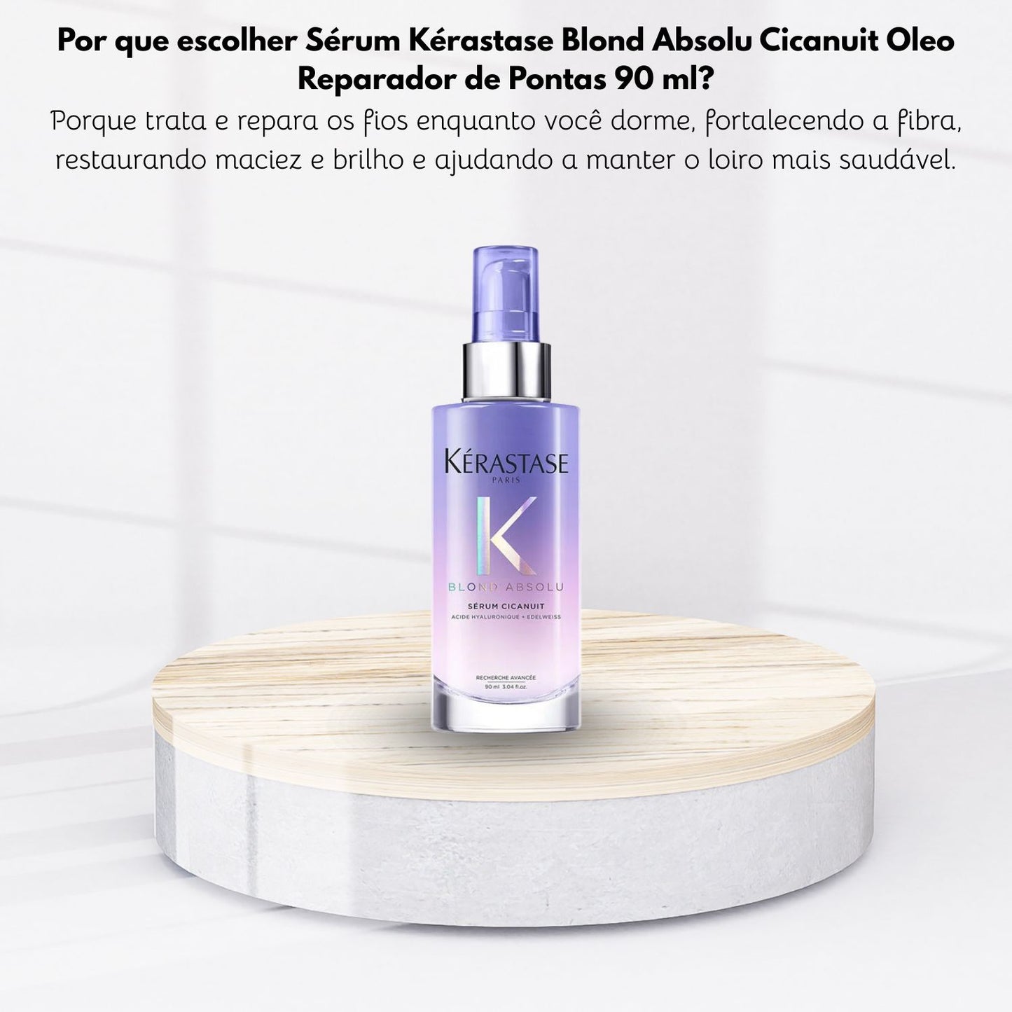 Sérum Kérastase Blond Absolu Cicanuit Oleo Reparador de Pontas 90 ml