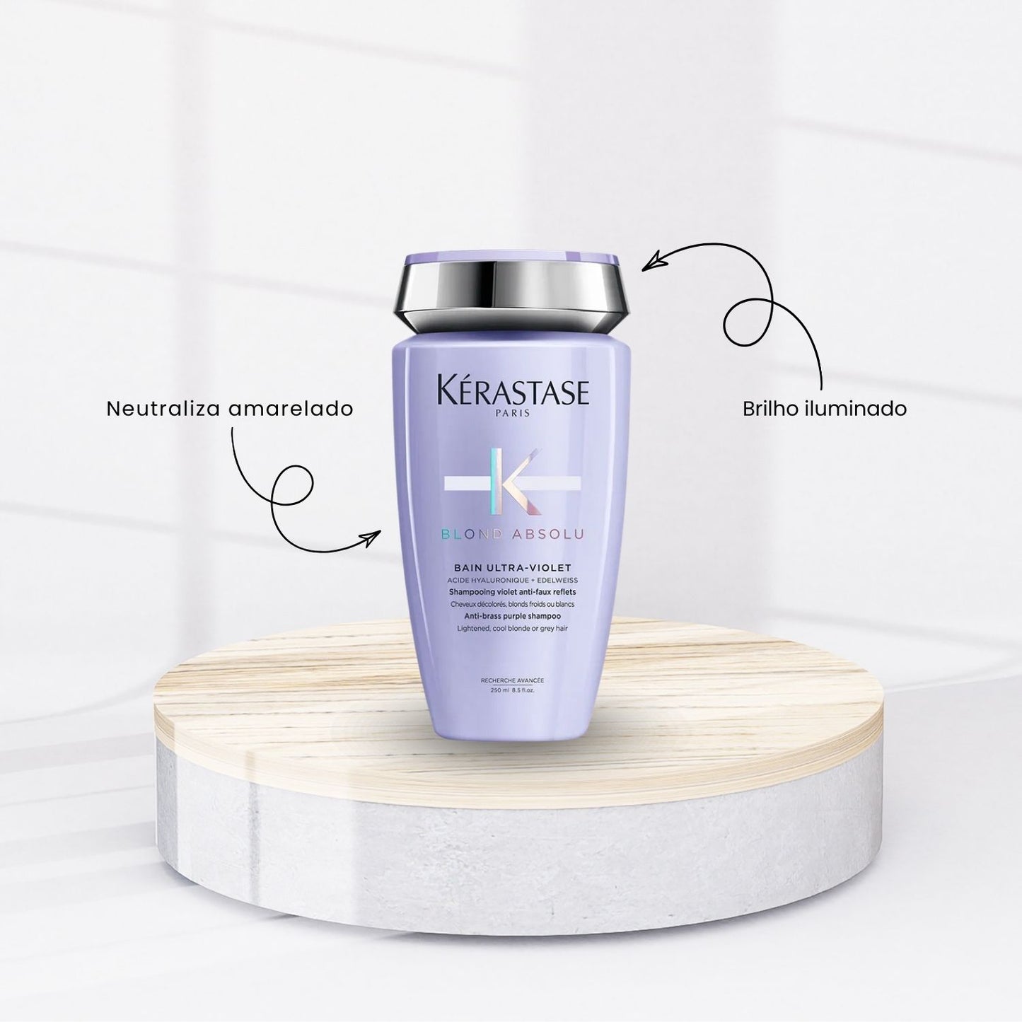 Kit Kérastase Blond Absolu Loiro Platinado (Shampoo + Máscara + Leave-in)