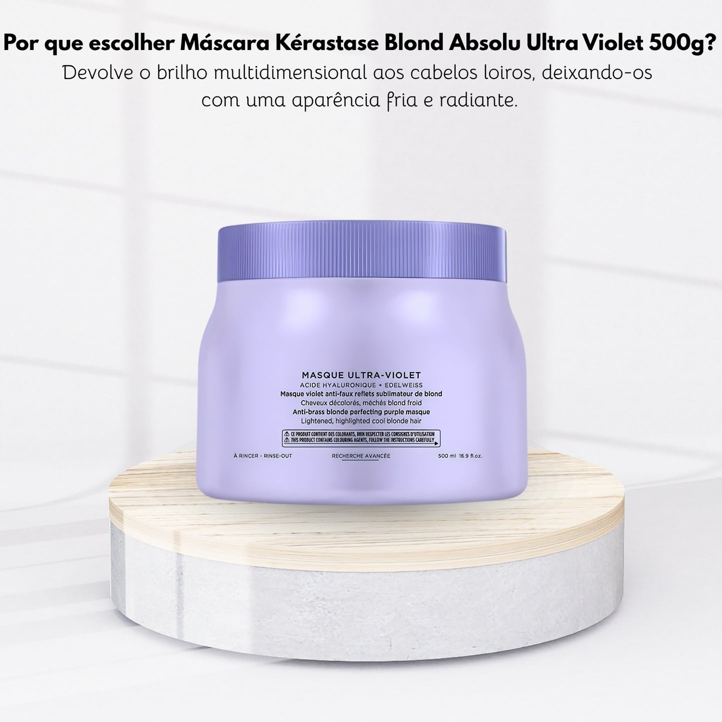 Máscara Kérastase Blond Absolu Ultra Violet 500 g