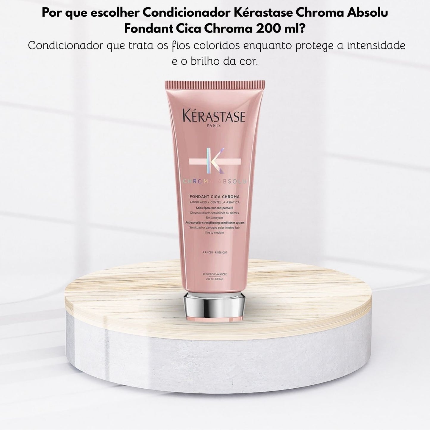 Condicionador Kérastase Chroma Absolu Fondant Cica Chroma 200 ml