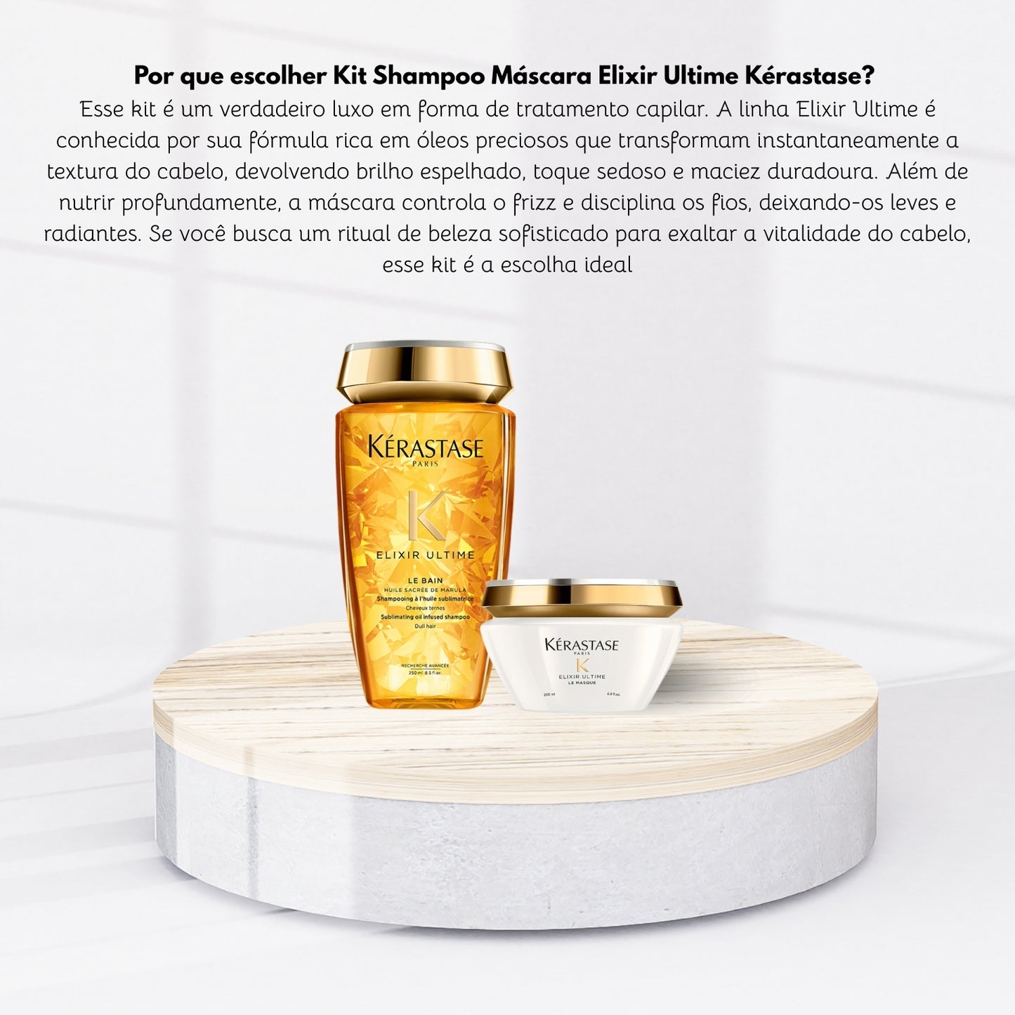 Kit Kérastase Elixir Ultime Masque (Shampoo 250 ml + Máscara 200 ml)