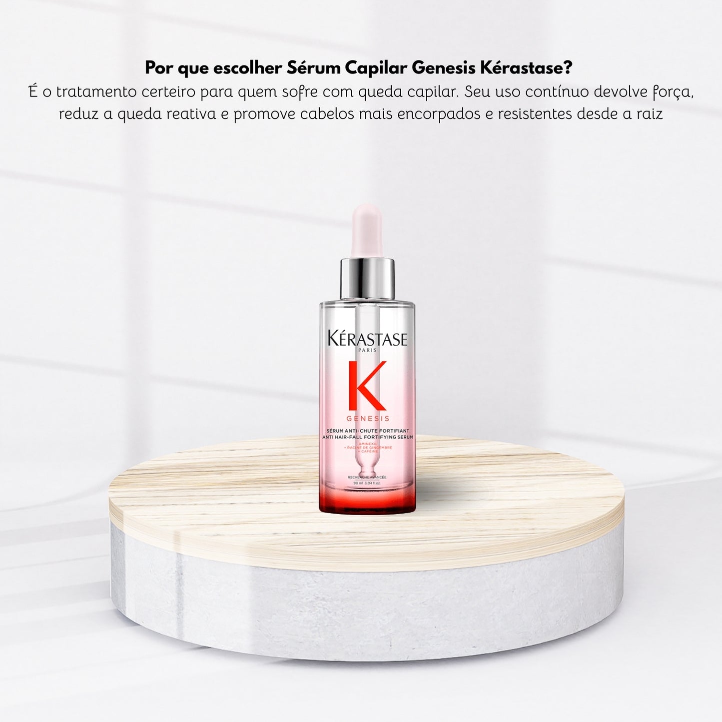 Sérum Kérastase Genesis Anti-Chute Fortifiant Oleo Reparador de Pontas 90 ml
