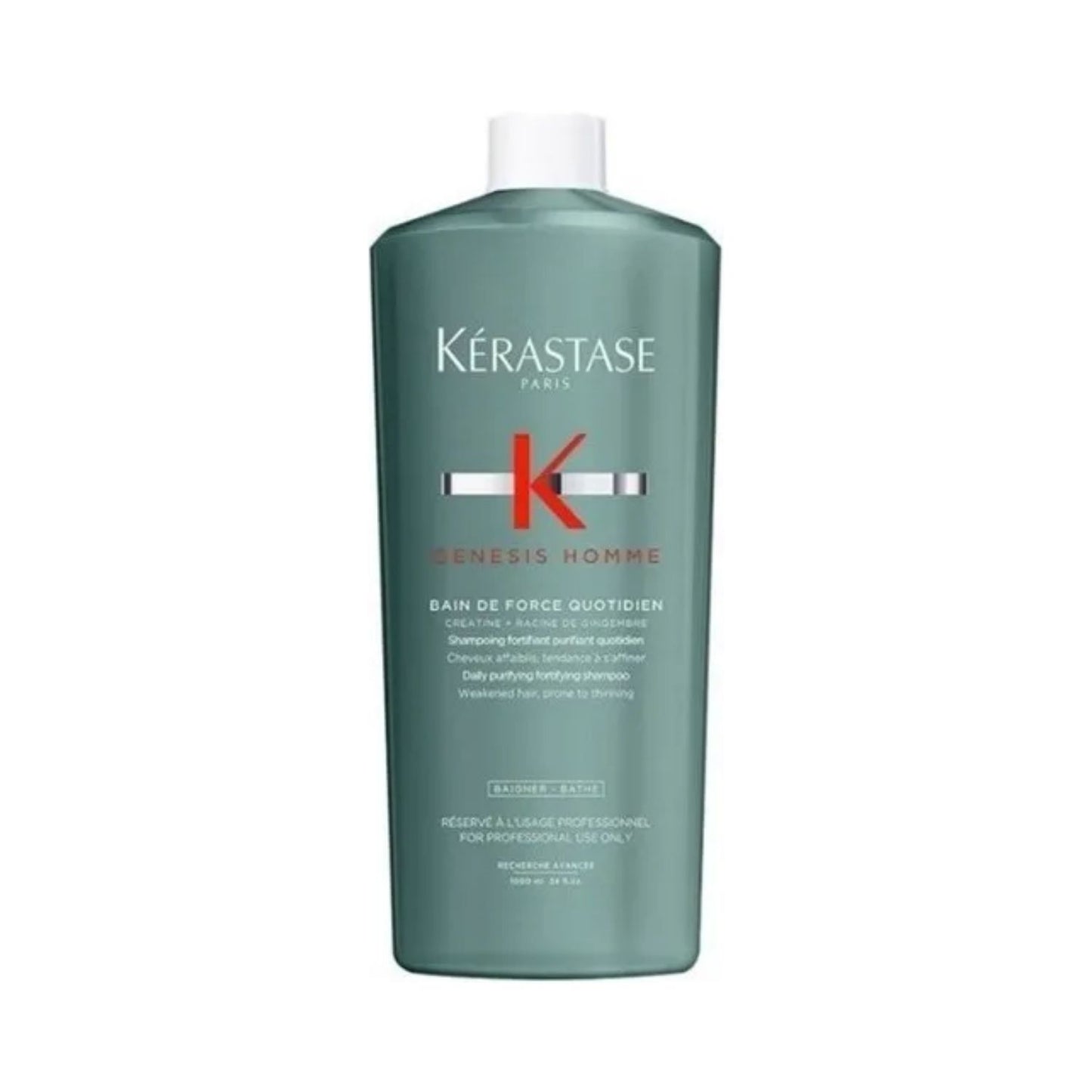 Shampoo Kérastase Genesis Homme Bain Force Quotidien 1 Litro