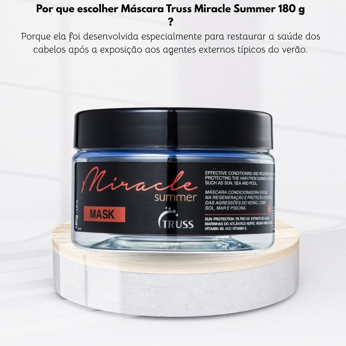 Máscara Truss Miracle Summer 180 g