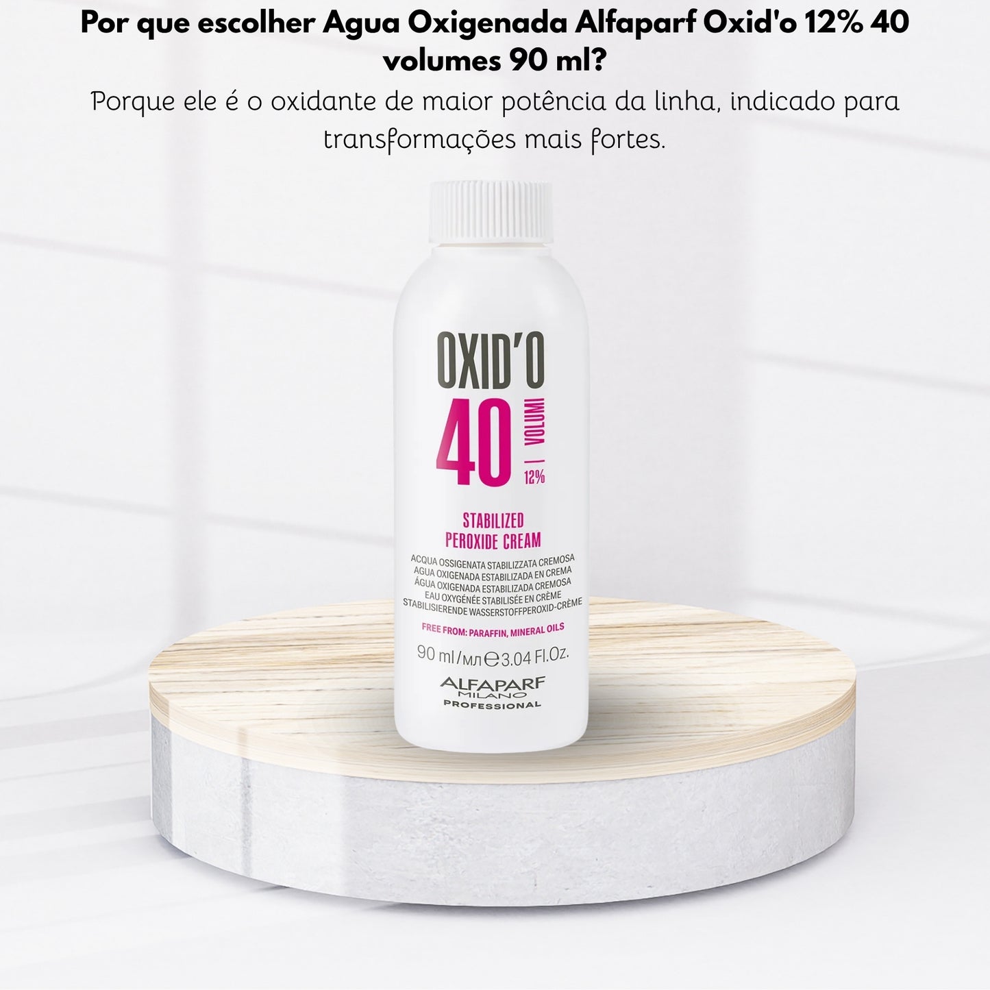 Agua Oxigenada Alfaparf Ox 90 ml 40 Volumes