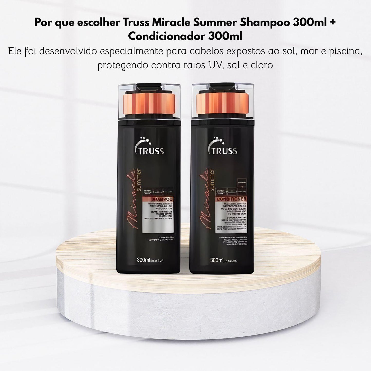 Kit Truss Miracle Summer Shampoo 300 ml + Condicionador 300 ml