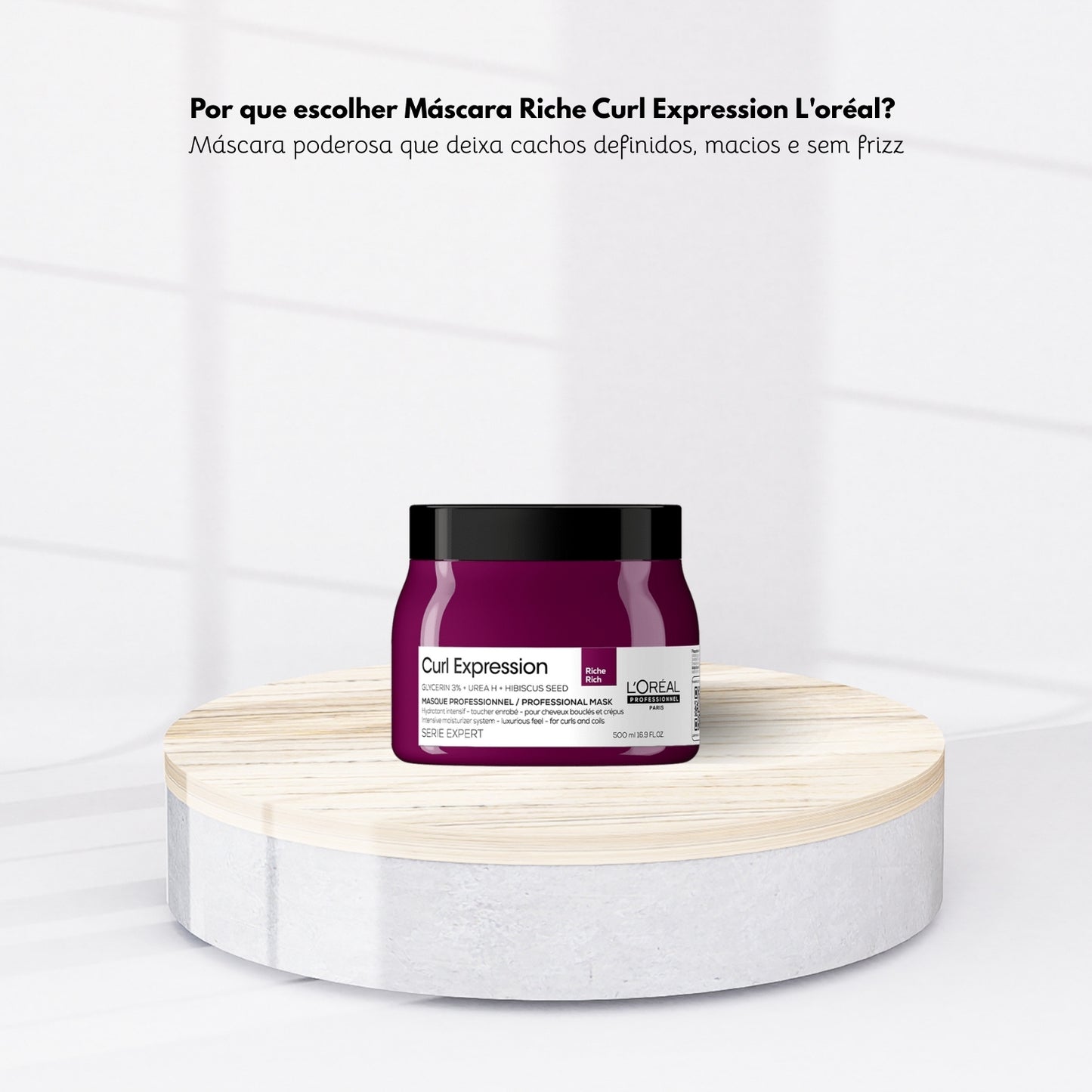 Máscara Loreal Curl Expression Riche 250 g