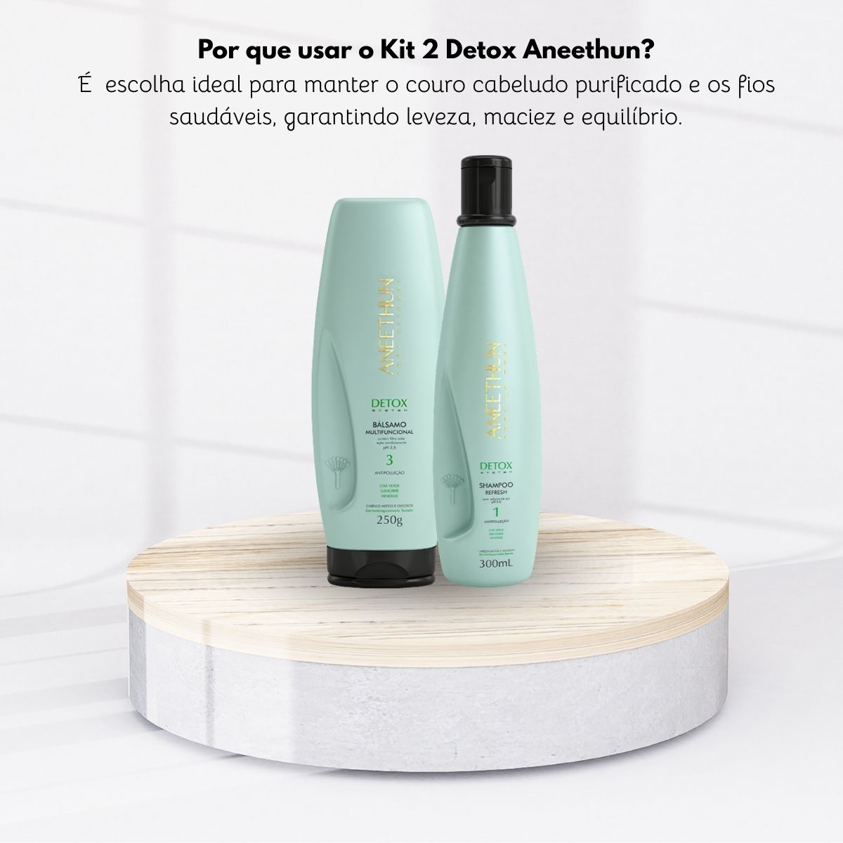 Kit Aneethun Detox Shampoo 300 ml + Bálsamo 250 g