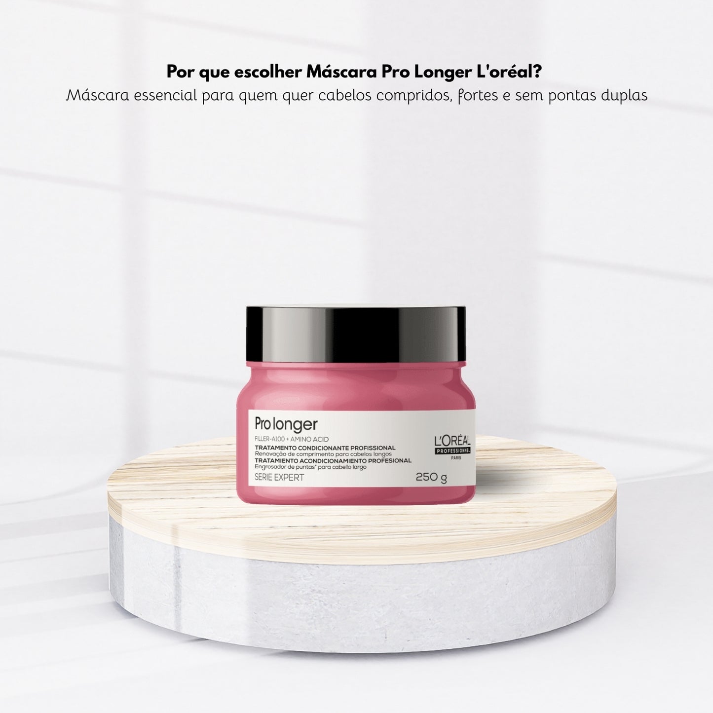 Máscara Loreal Pro Longer 250 g