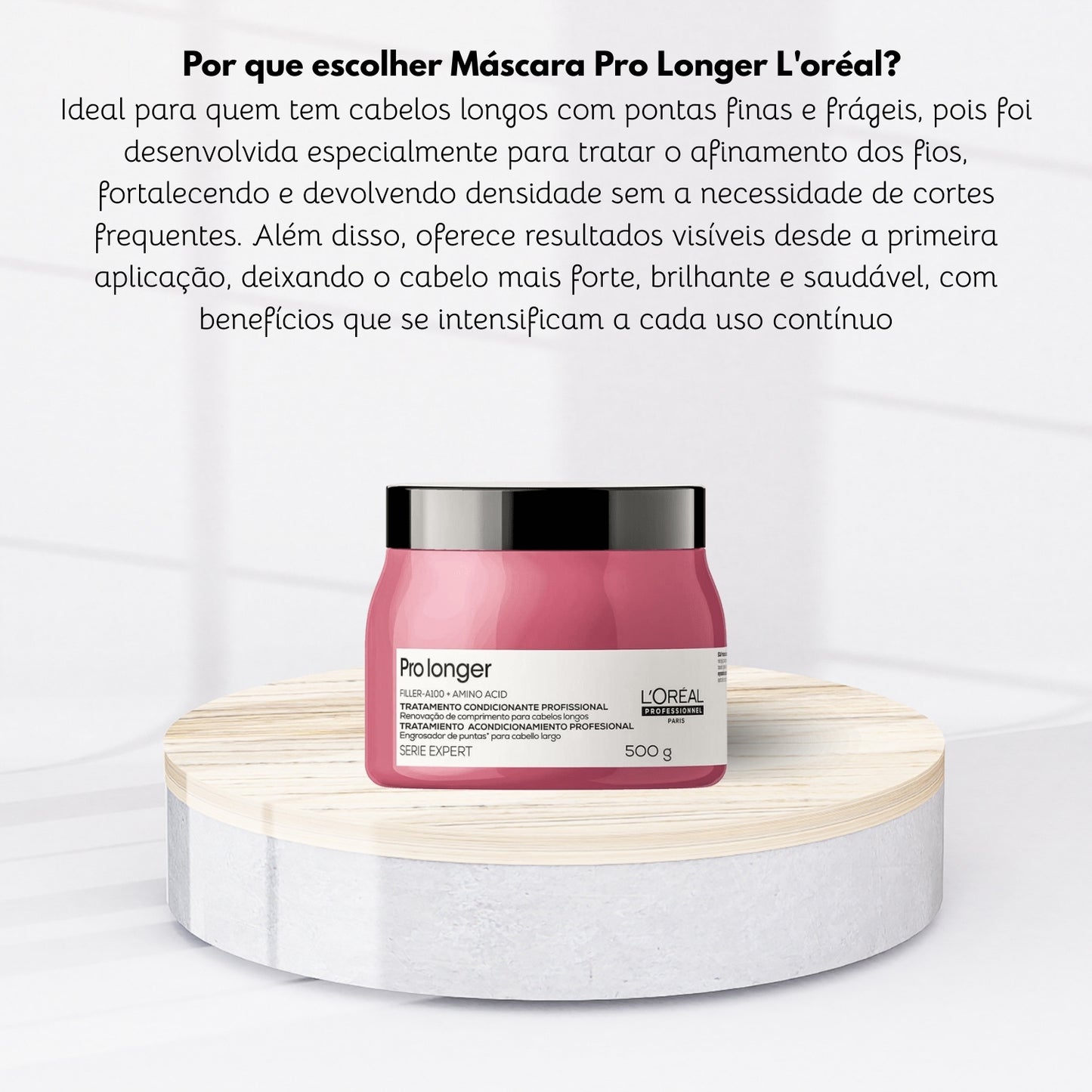 Máscara Loreal Pro Longer 500 g