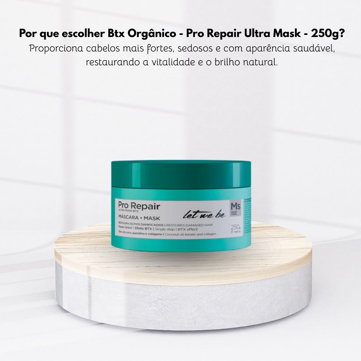 Botox Capilar Capilar Let Me Be Pro Repair Ultra Mask Realinhamento Capilar 250 g