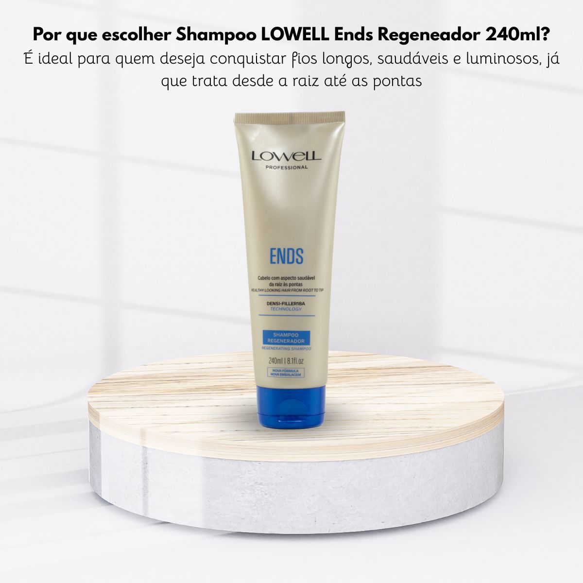 Shampoo Lowell Ends Regenerador 240 ml
