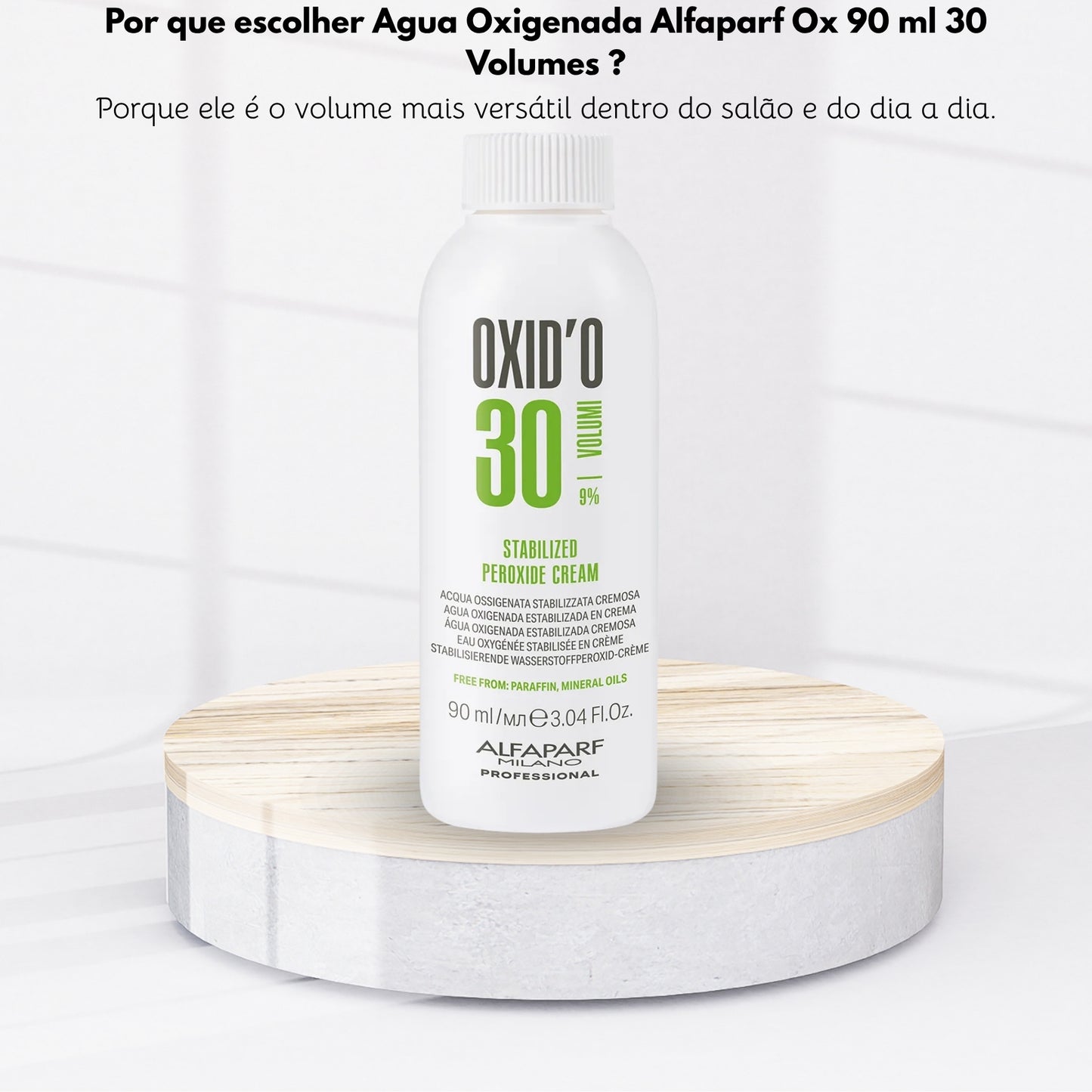 Agua Oxigenada Alfaparf Ox 90 ml 30 Volumes