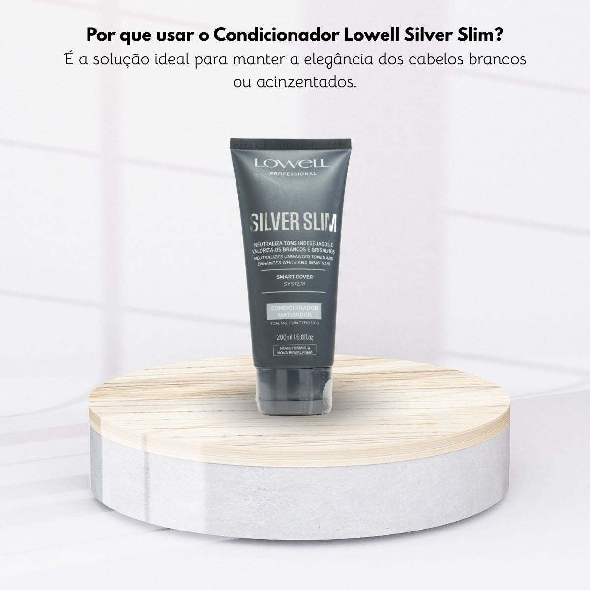 Condicionador Lowell Silver Slim 200 ml