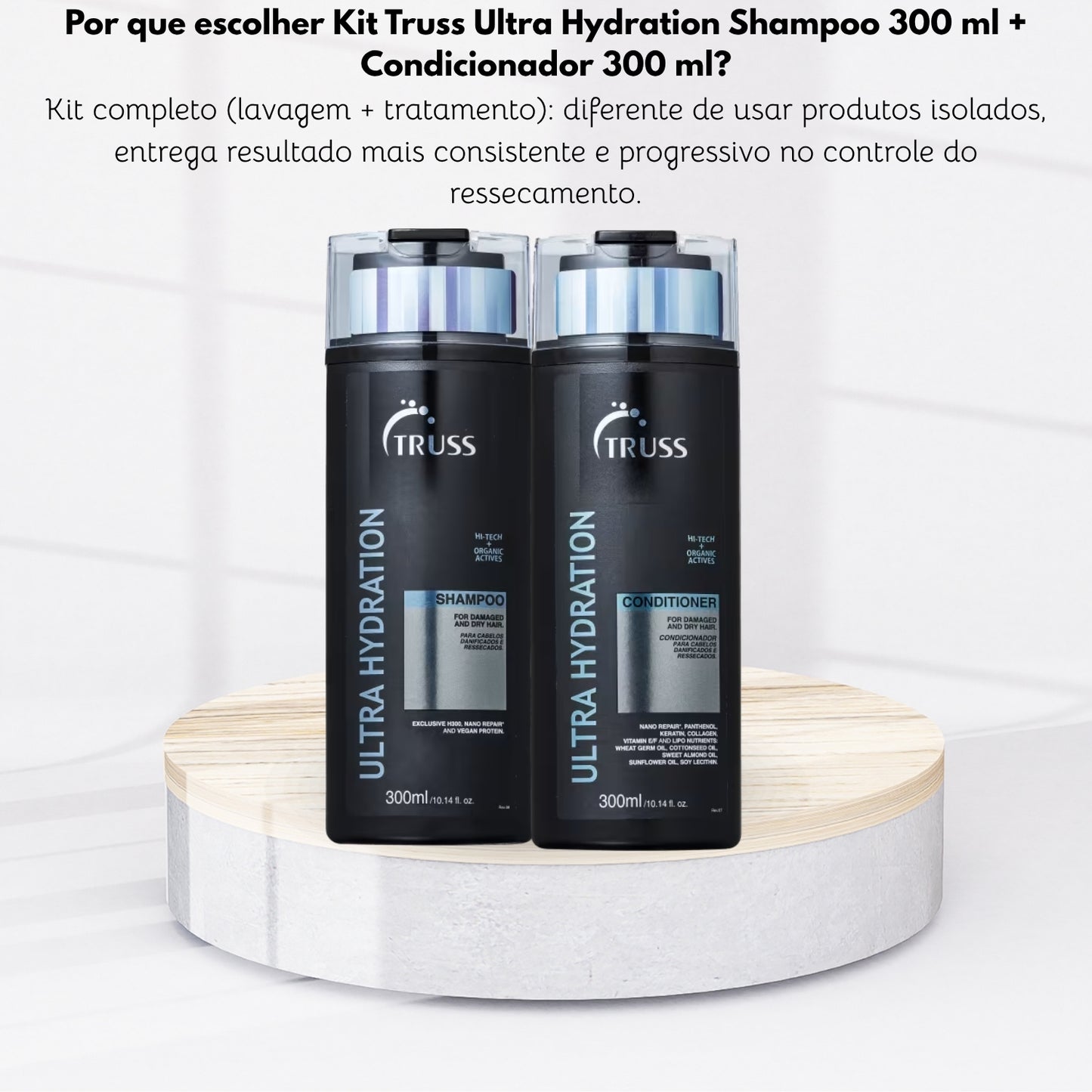 Kit Truss Ultra Hydration Shampoo 300 ml + Condicionador 300 ml
