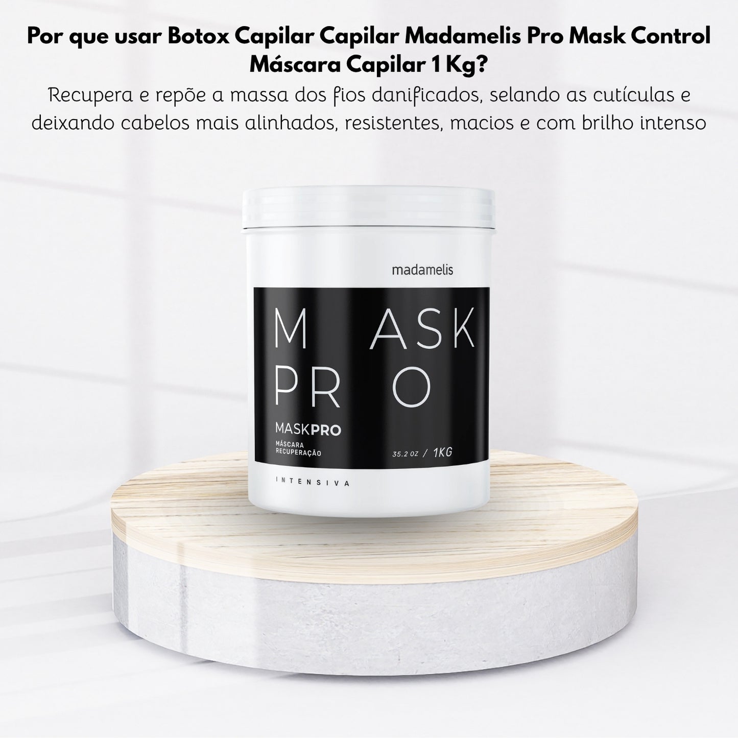Botox Capilar Capilar Madamelis Pro Mask Control Máscara Capilar 1 Kg