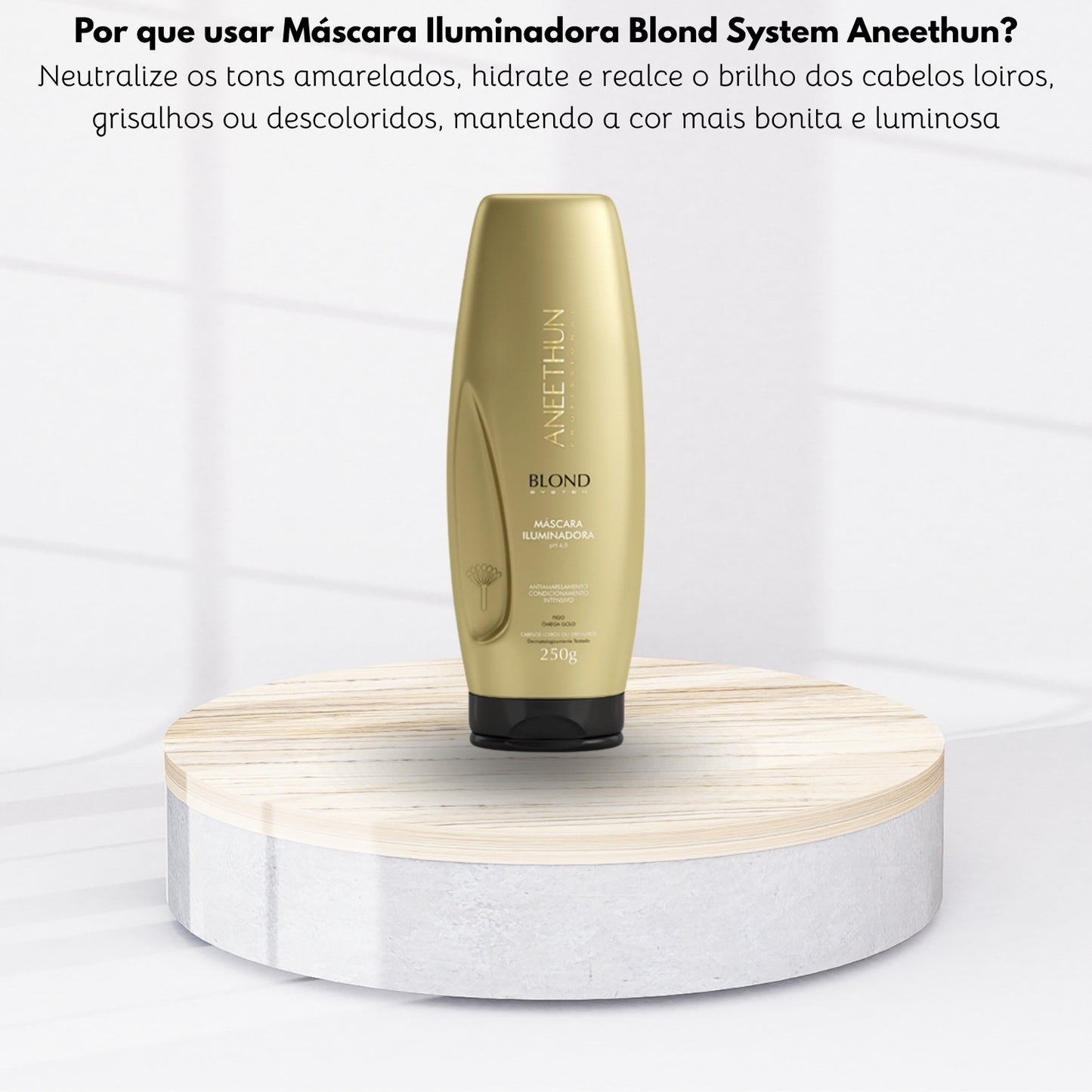 Máscara Aneethun Blond Iluminadora 250 g