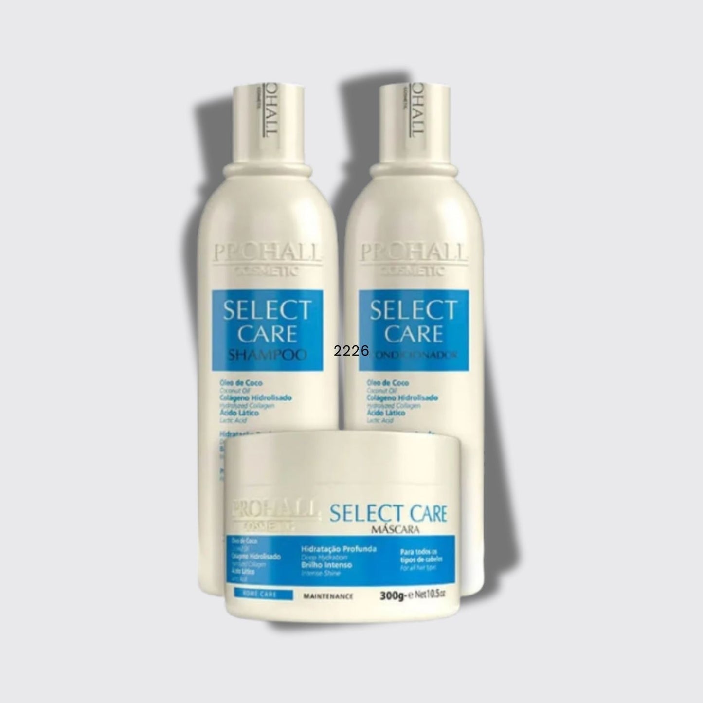 Kit Prohall Select Care Manutenção Pós Progressiva Trio