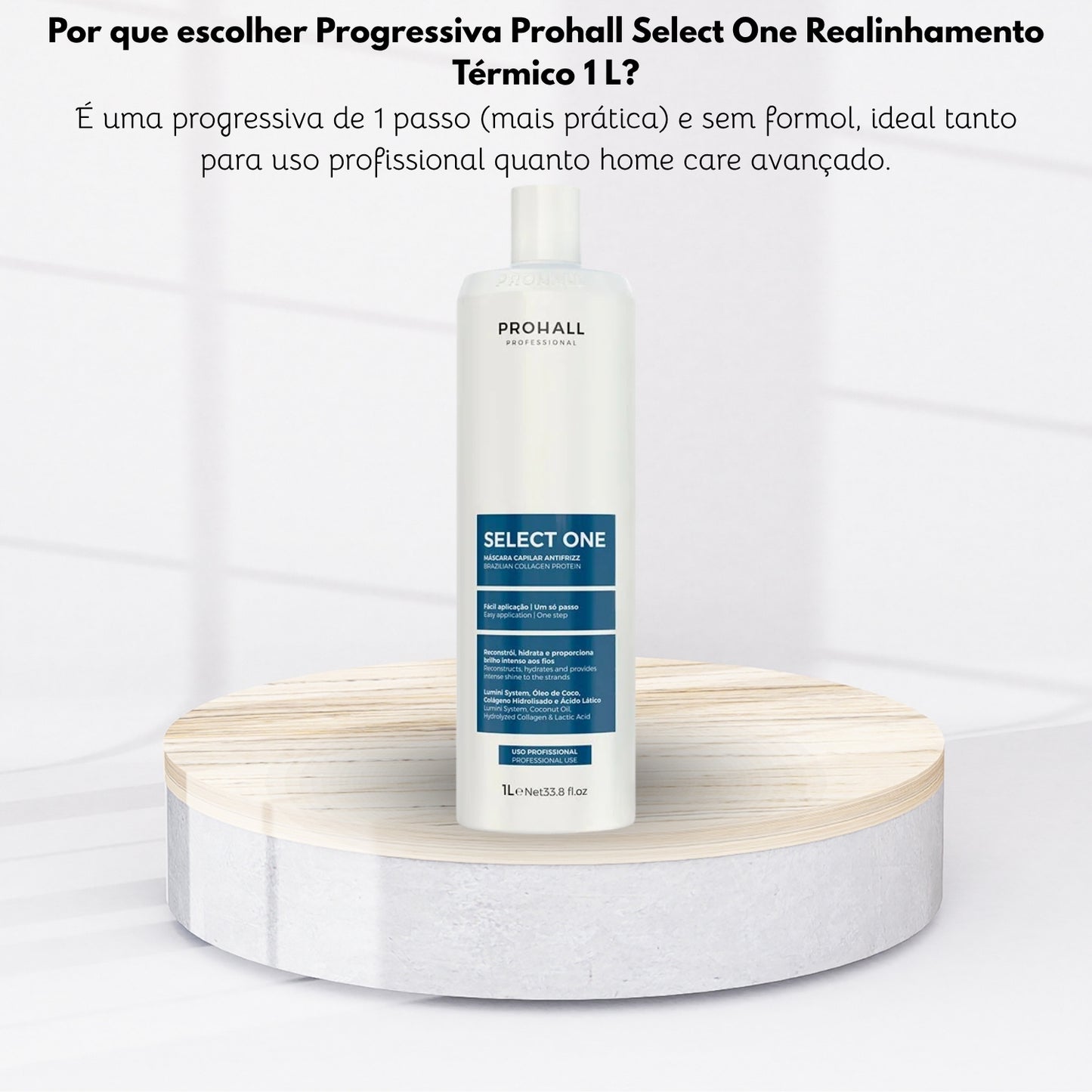 Máscara Capilar Prohall Select One Térmico 1 Litro