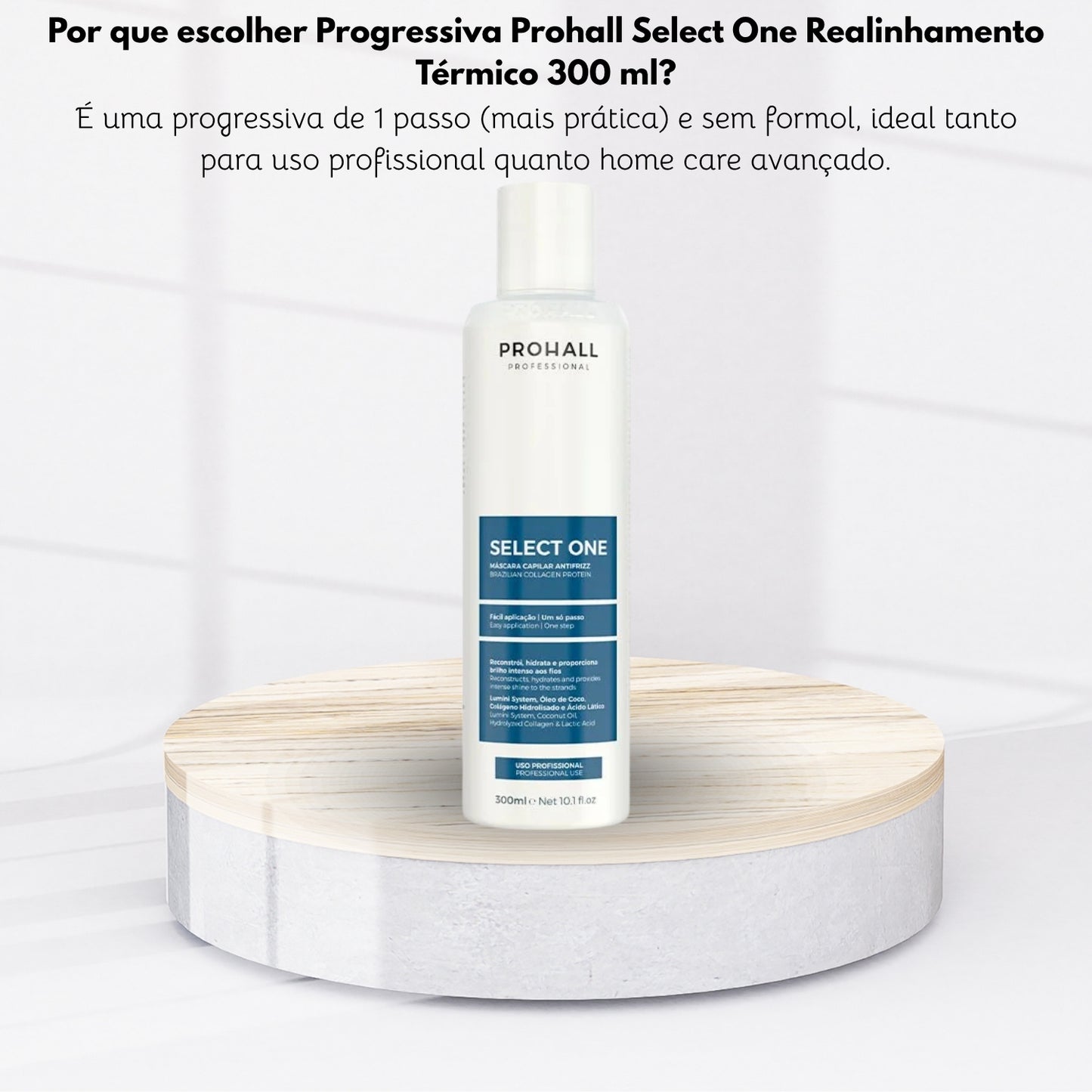 Progressiva Prohall Select One Realinhamento Térmico 300 ml