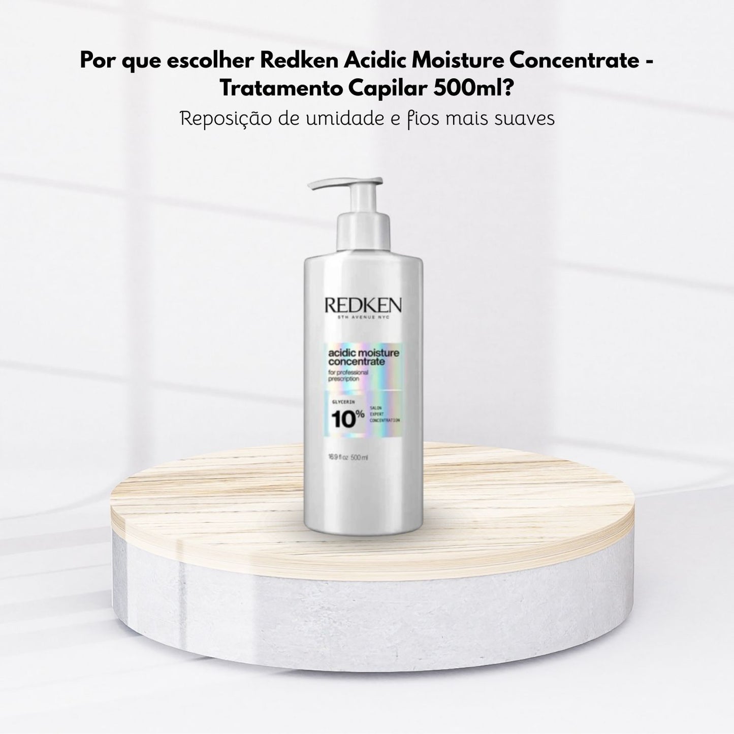 Redken Acidic Moisture Concentrate Tratamento Capilar 500 ml