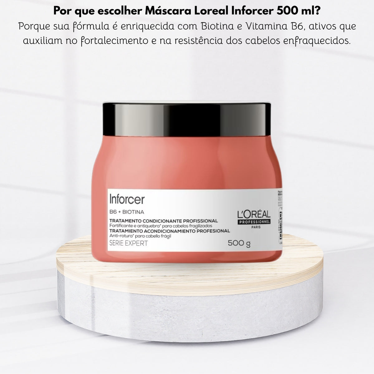 Máscara Loreal Inforcer 500 ml