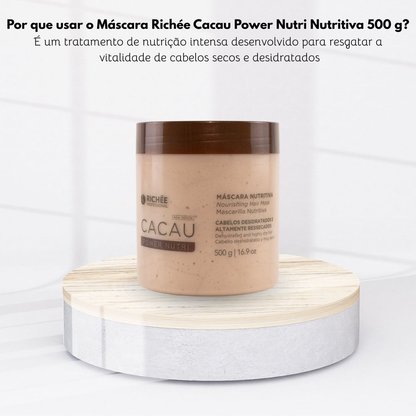 Máscara Richée Cacau Power Nutri Nutritiva 500 g