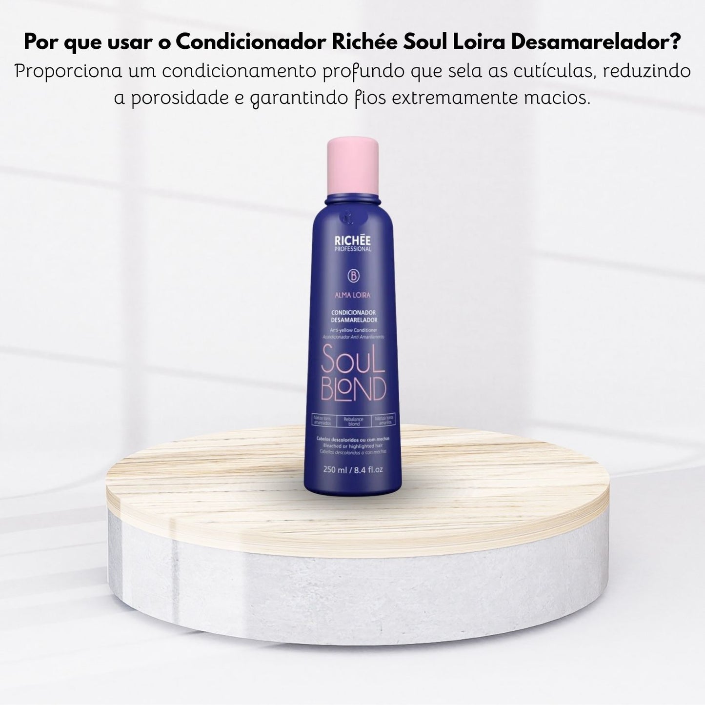 Condicionador Richée Soul Loira Desamarelador 250 ml
