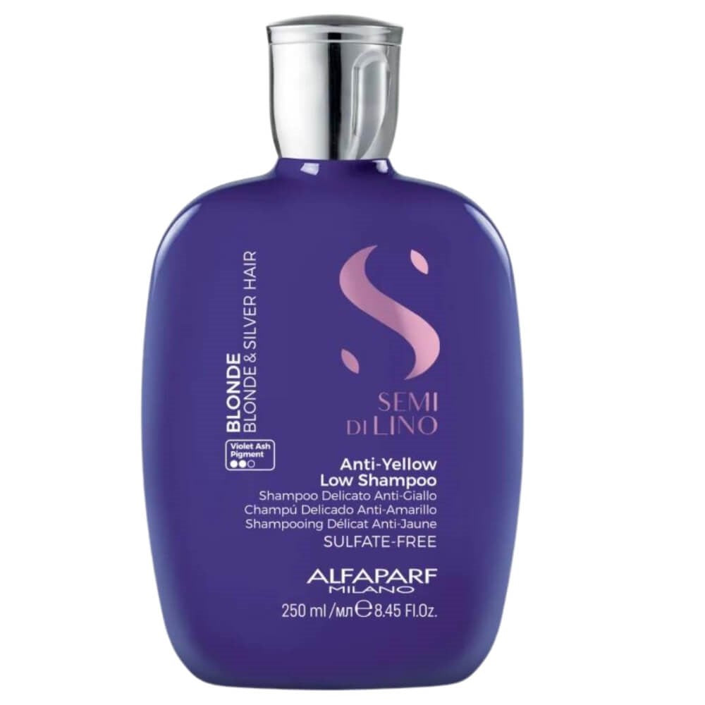 Shampoo Alfaparf Semi Di Lino Blonde Intense Anti-Yellow 250 ml