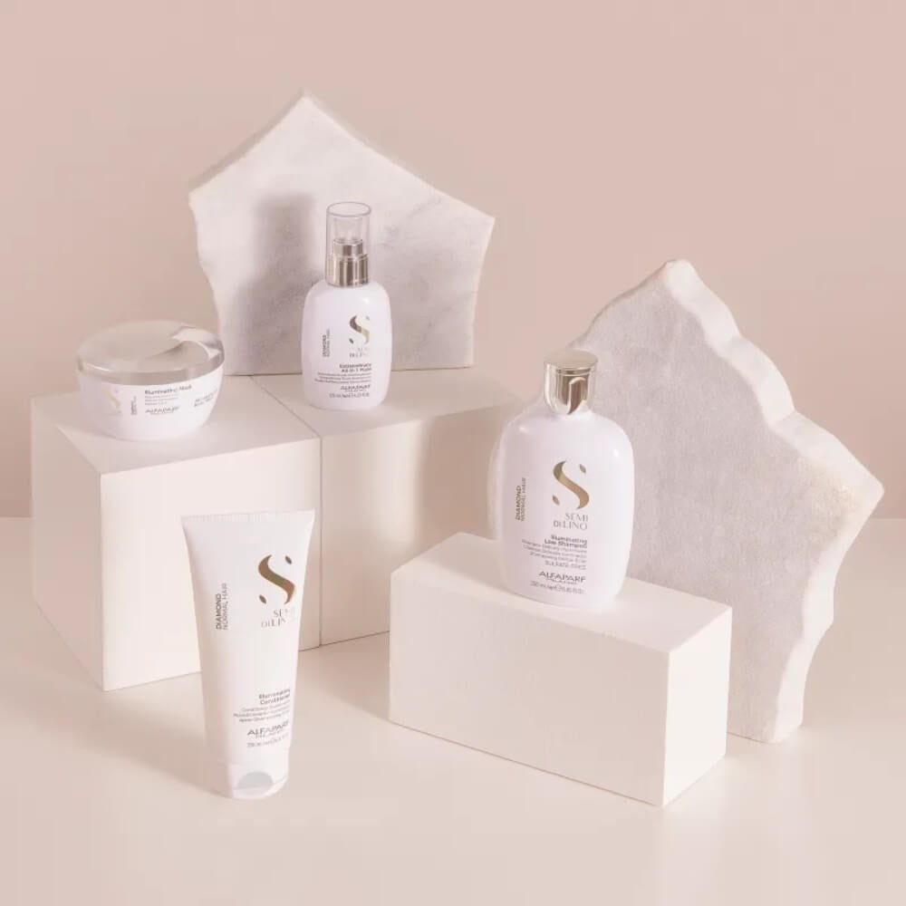 Máscara Alfaparf Semi Di Lino Diamond Illuminating 200 ml