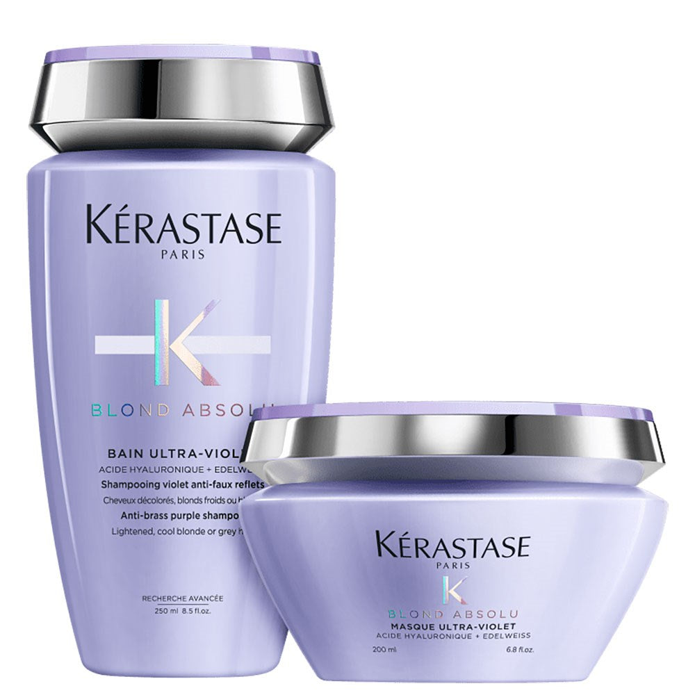 Kit Kérastase Blond Absolu Violet Lumiére (Shampoo + Máscara)