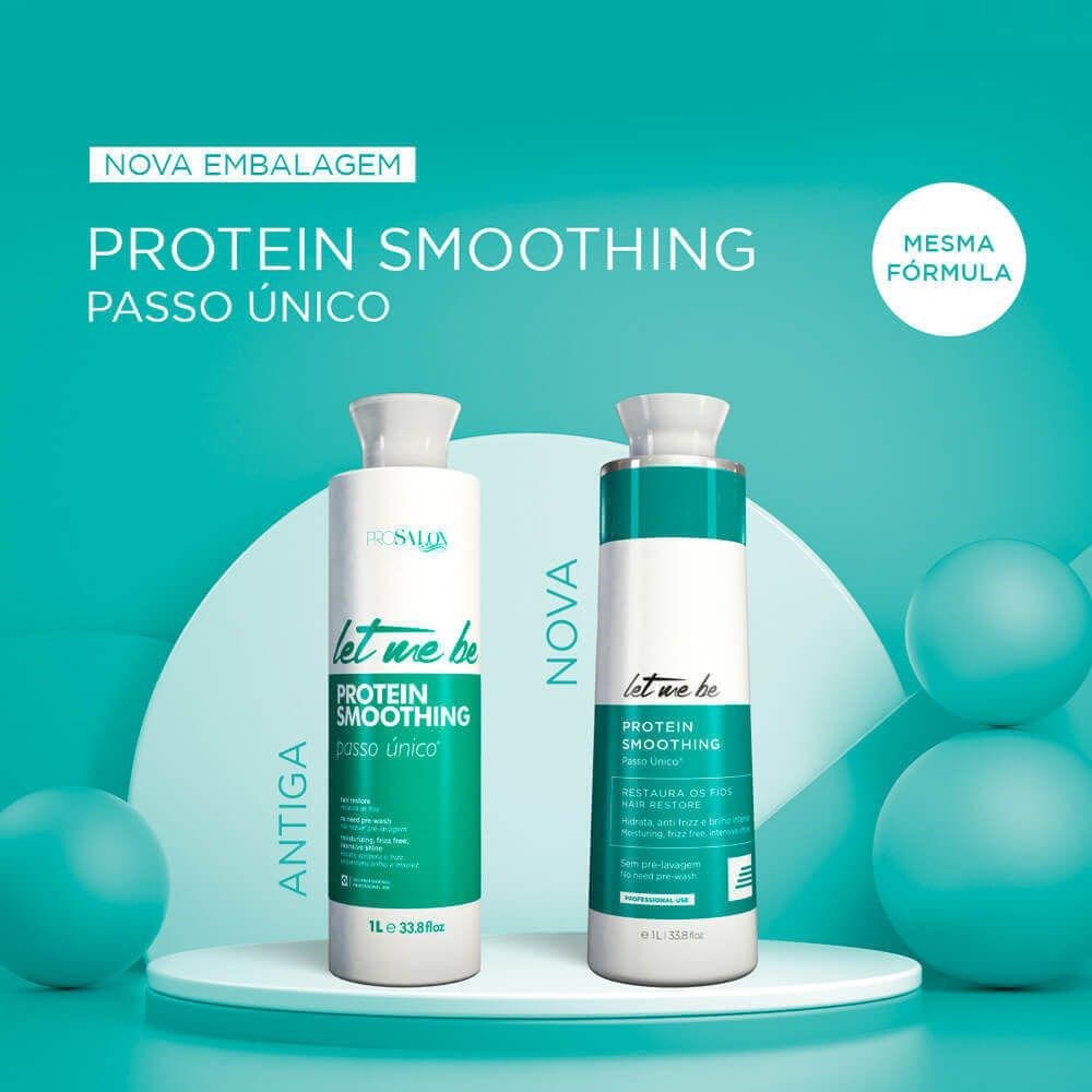 Kit Let Me Be Smoothing Treatment Escova Progressiva 5 x 1 Litro