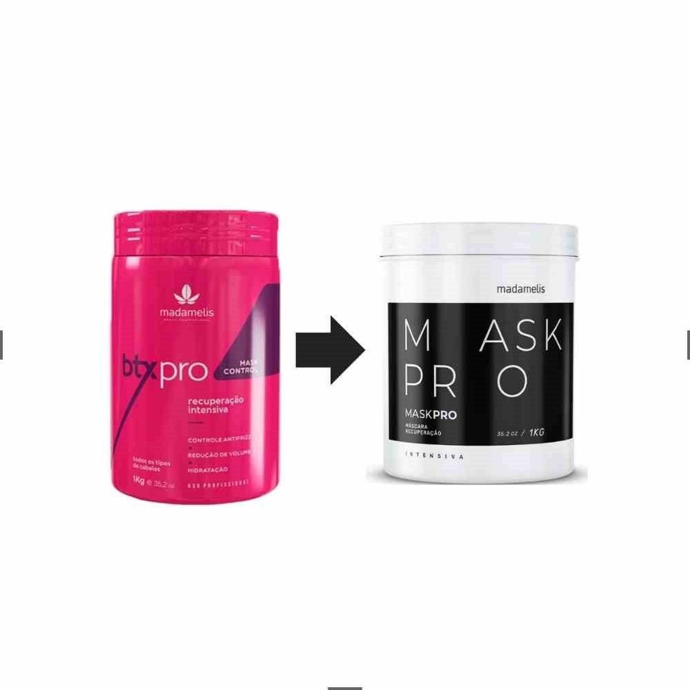 Botox Capilar Capilar Madamelis Pro Mask Control Máscara Capilar 1 Kg