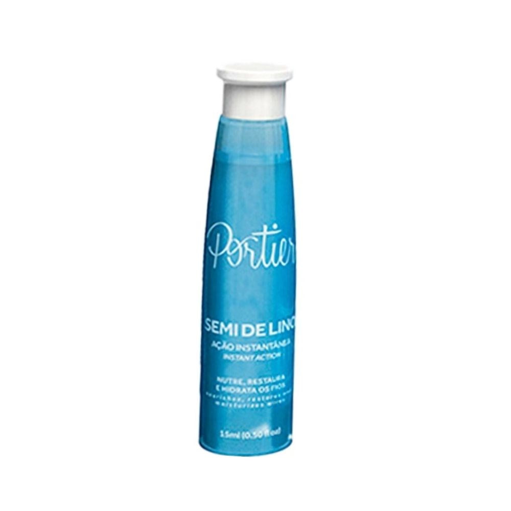 Kit Portier Semi de Lino Ampola Ação Instantânea 6 x 15 ml