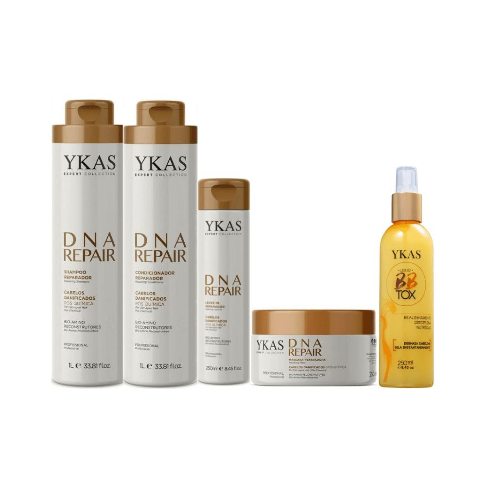 Kit Ykas Dna Repair Completo Grande + Botox Capilar Líquido