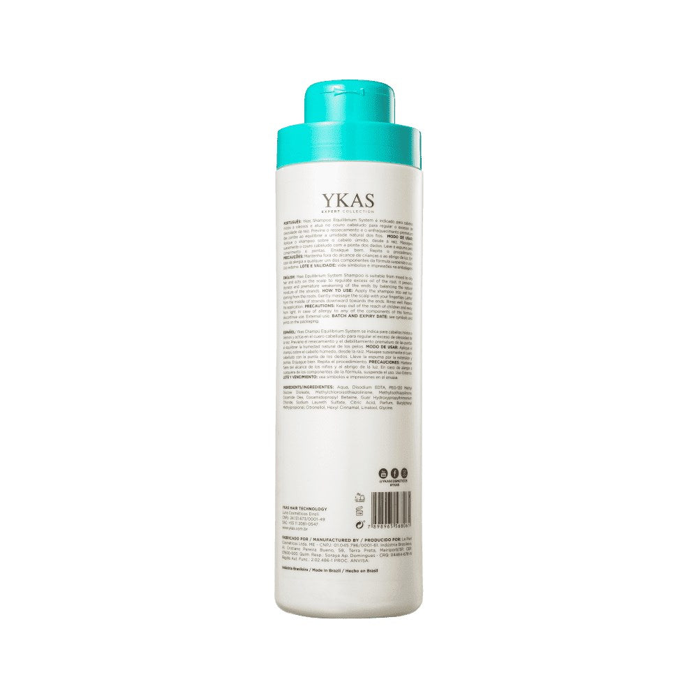Shampoo Ykas Equilibrium System 1 Litro