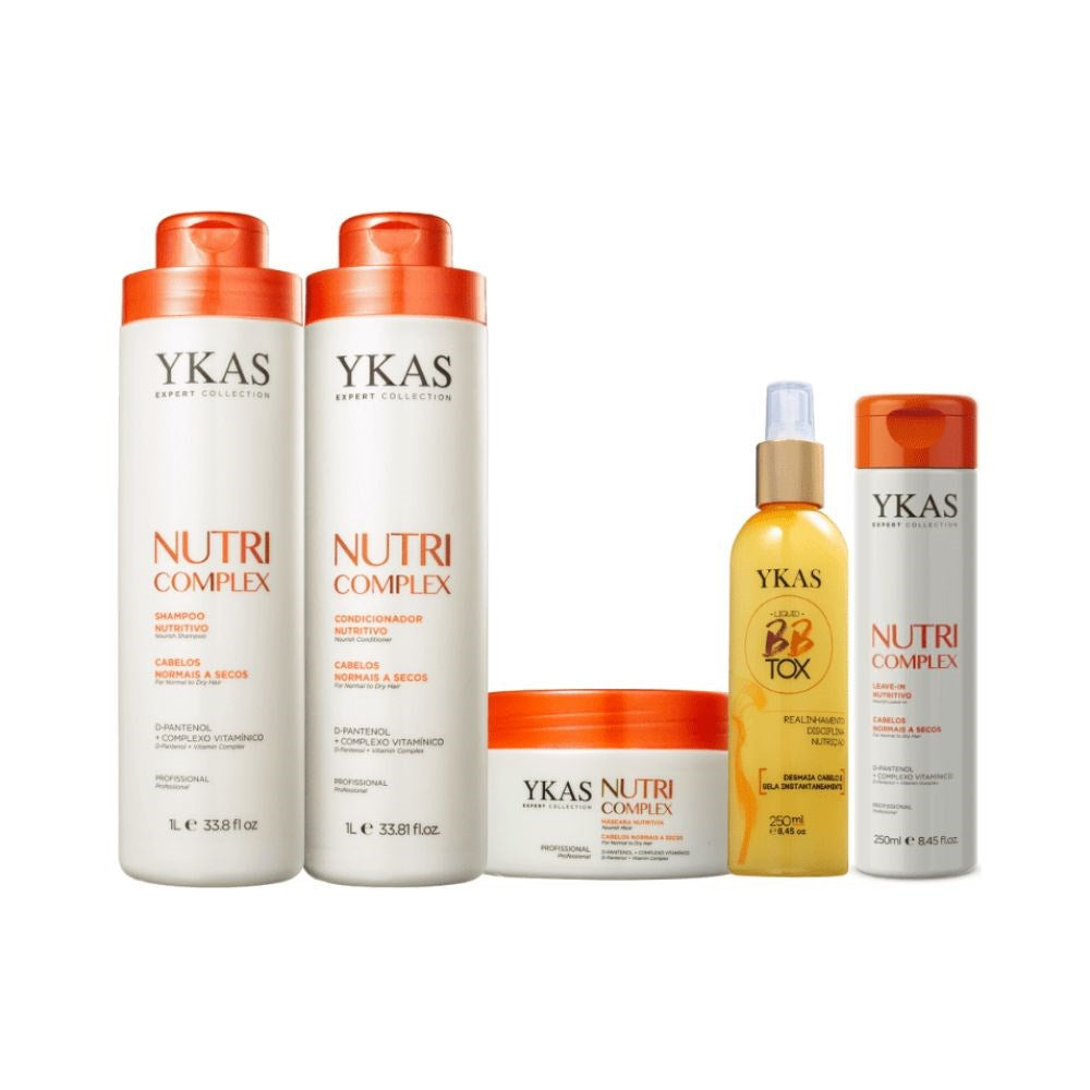 Kit Ykas Nutri Complex Grande Completo + Botox Capilar Líquido