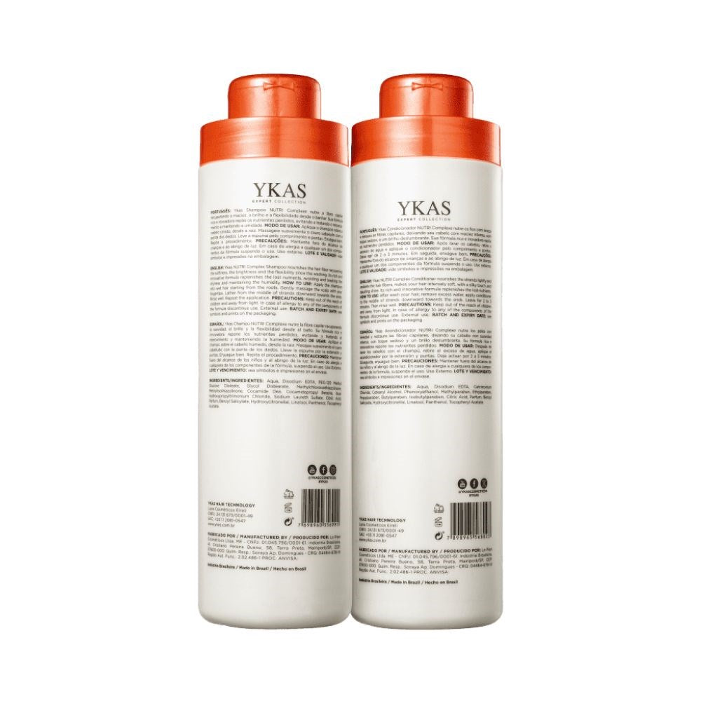 Kit Ykas Nutri Complex Shampoo + Condicionador 1 Litro