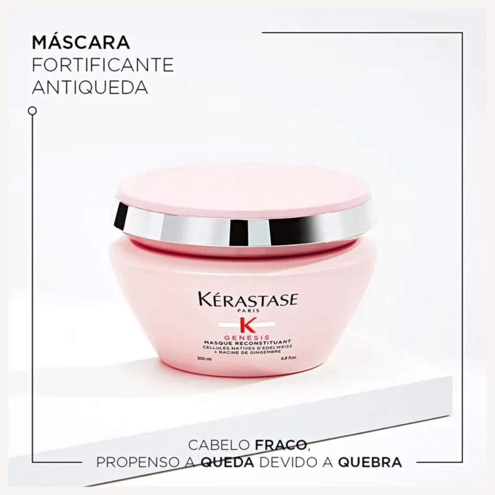 Kit Kérastase Genesis (Shampoo + Máscara + Sérum + Protetor Térmico)