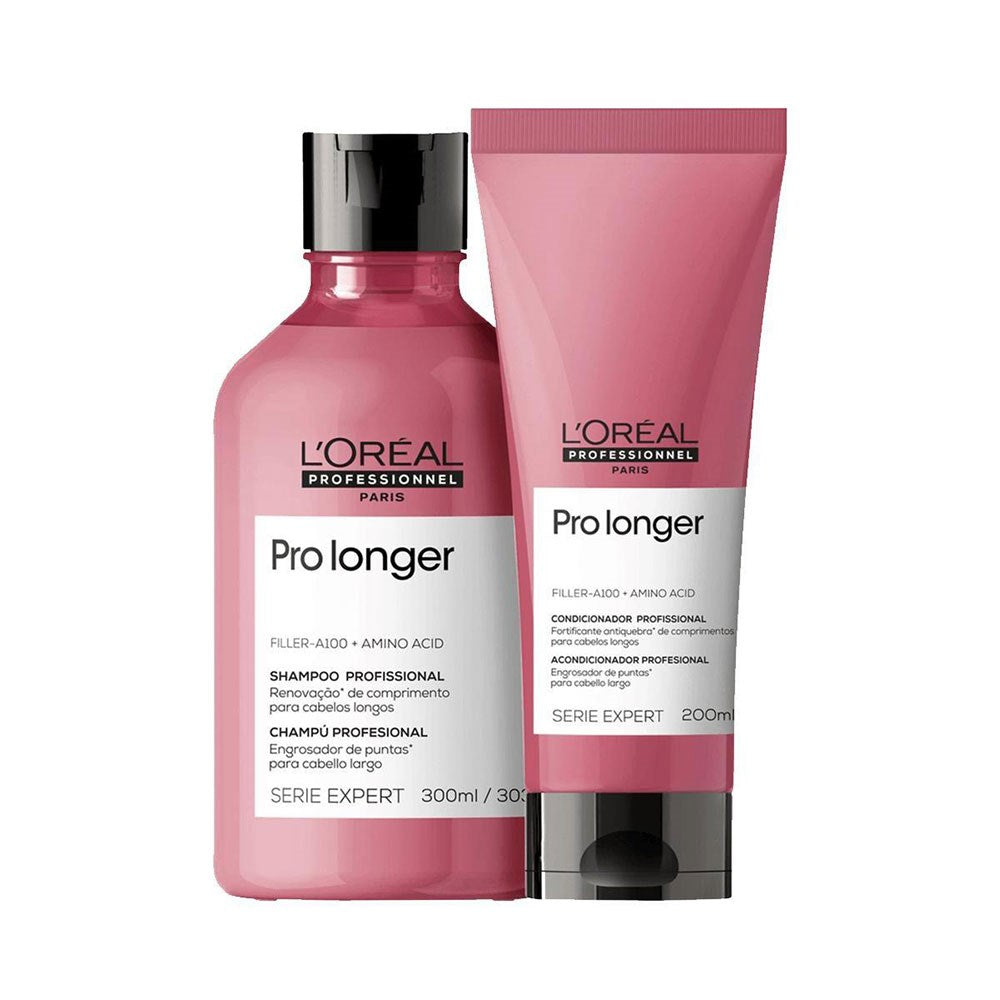 Kit Loreal Pro Longer Shampoo 300 ml + Condicionador 200 ml