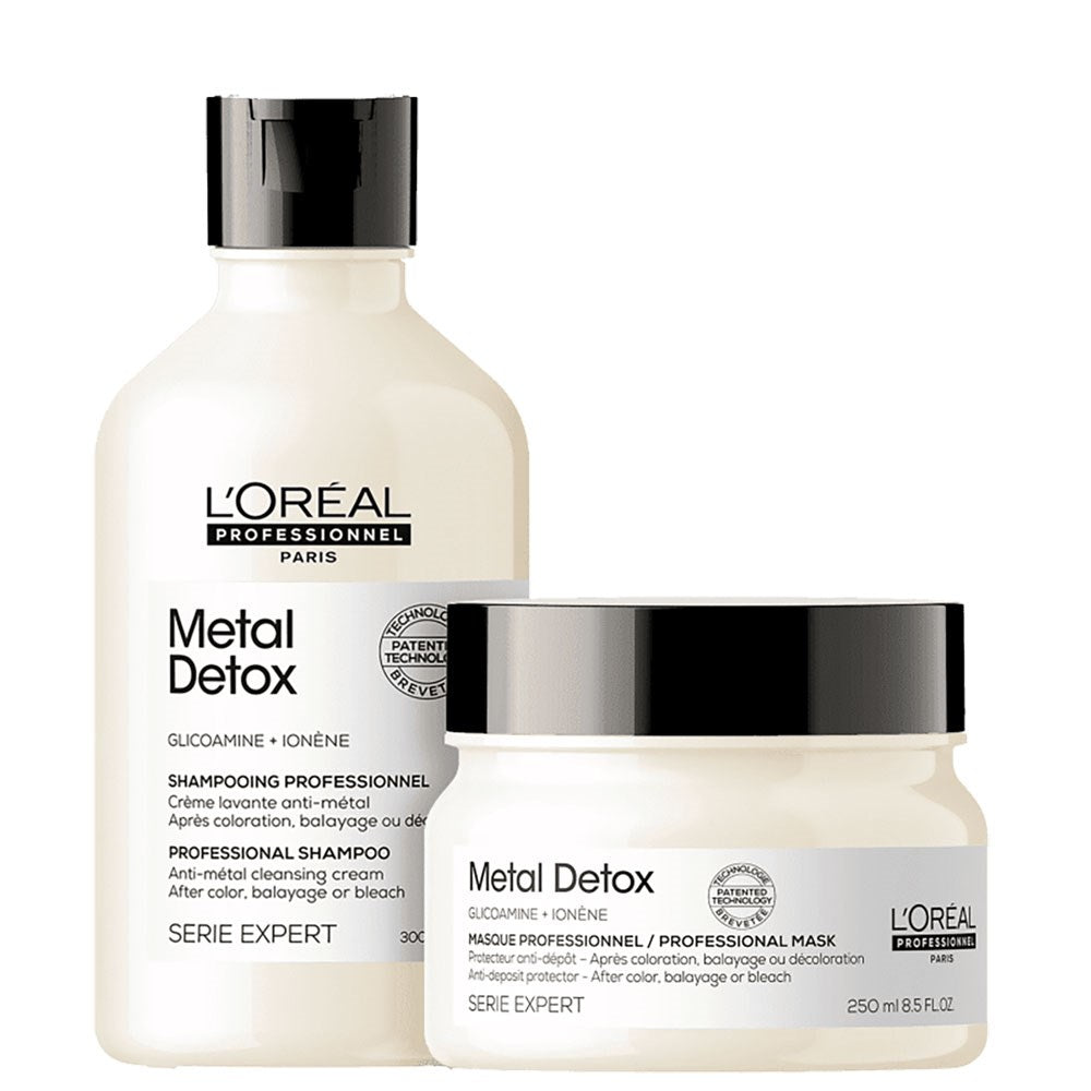 Kit Loreal Metal Detox Shampoo 300 ml+ Máscara 250 g